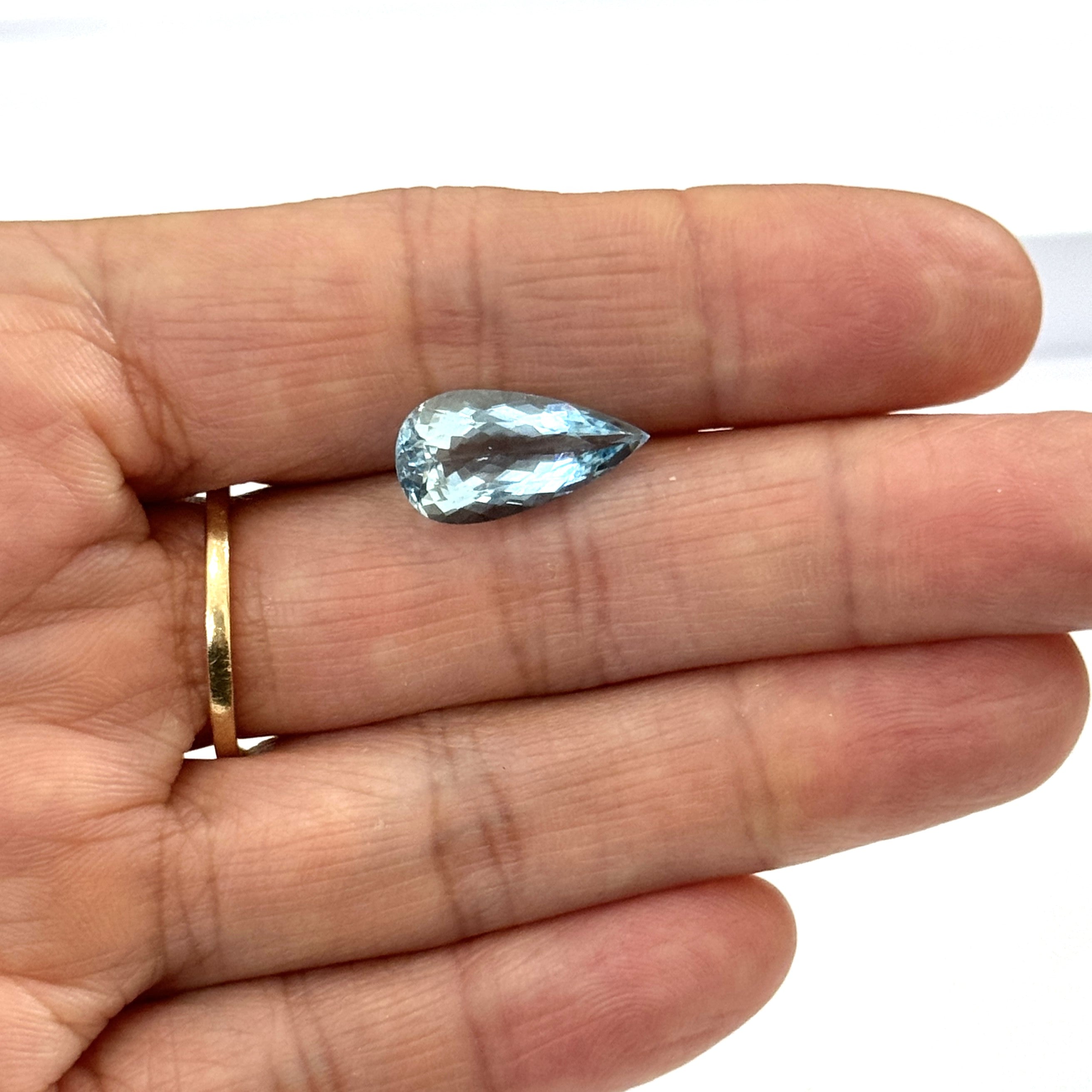 Aquamarine 4.15ct Pear