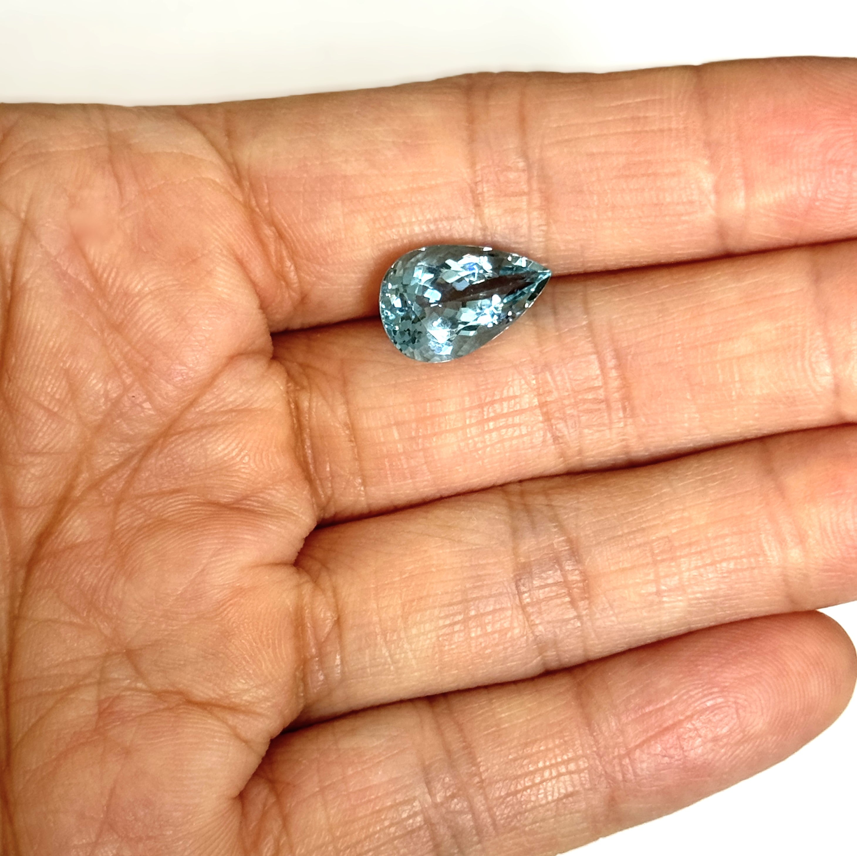 Aquamarine 4.48ct Pear
