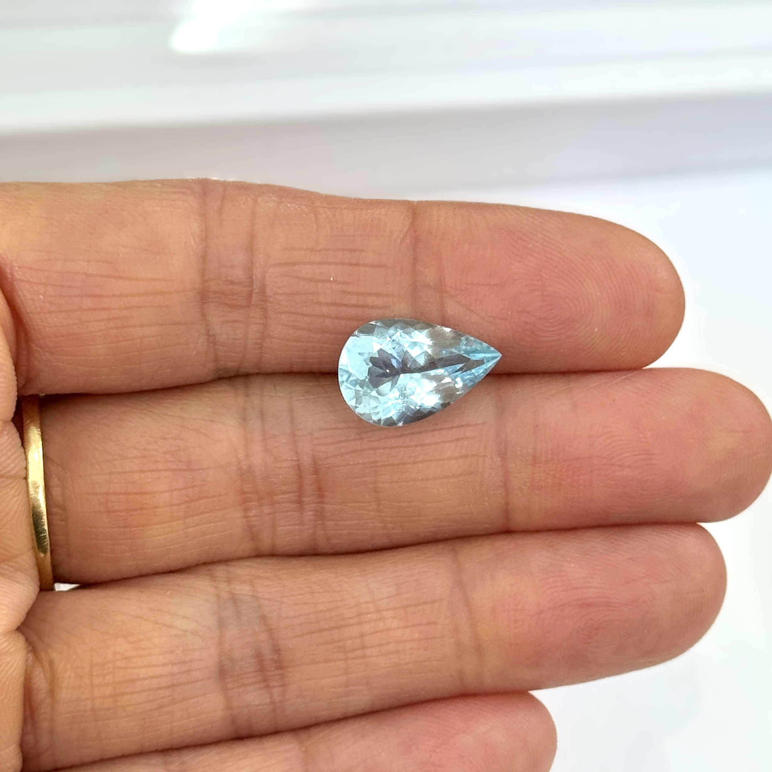Aquamarine 4.05ct Pear