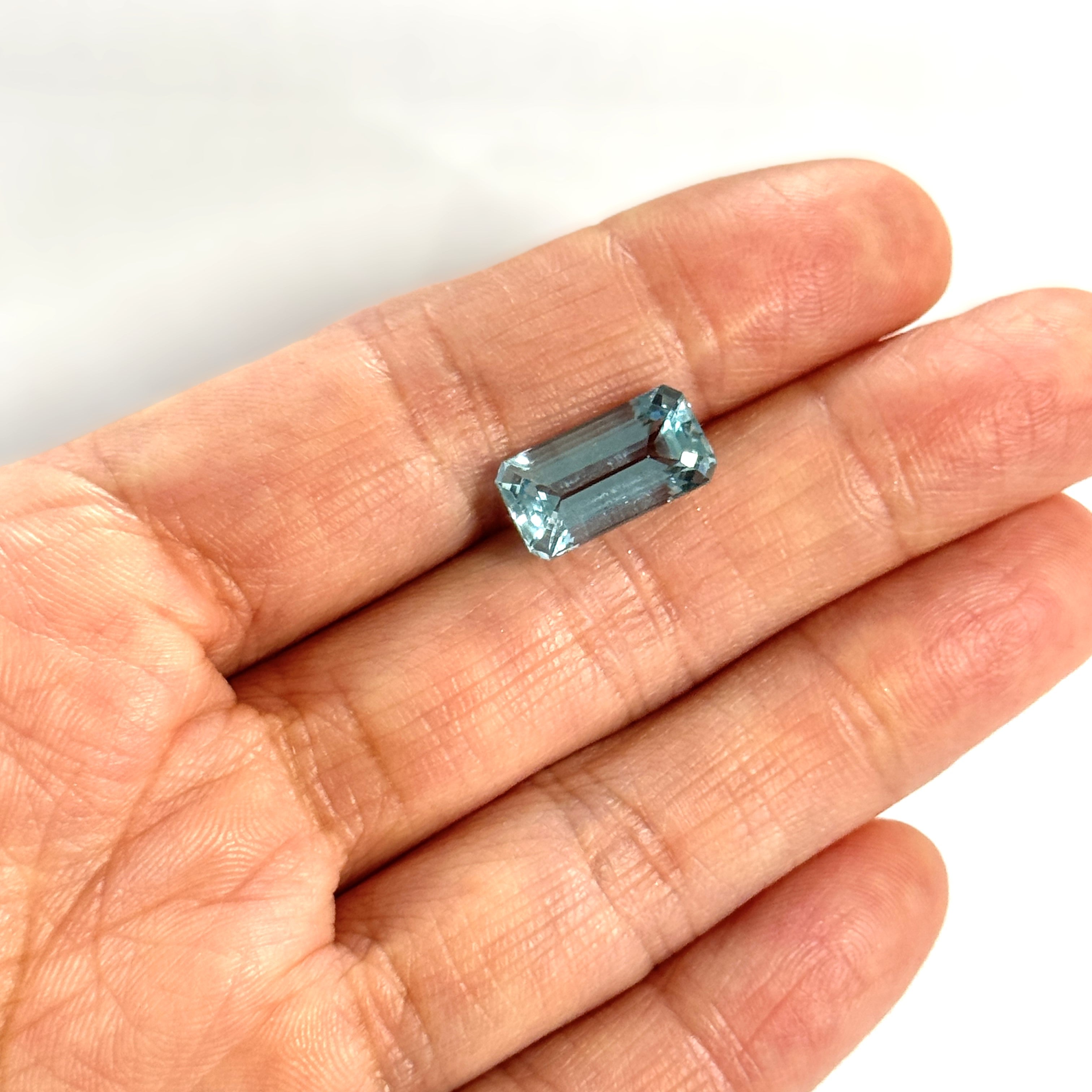 Aquamarine 4.66ct Octagonal