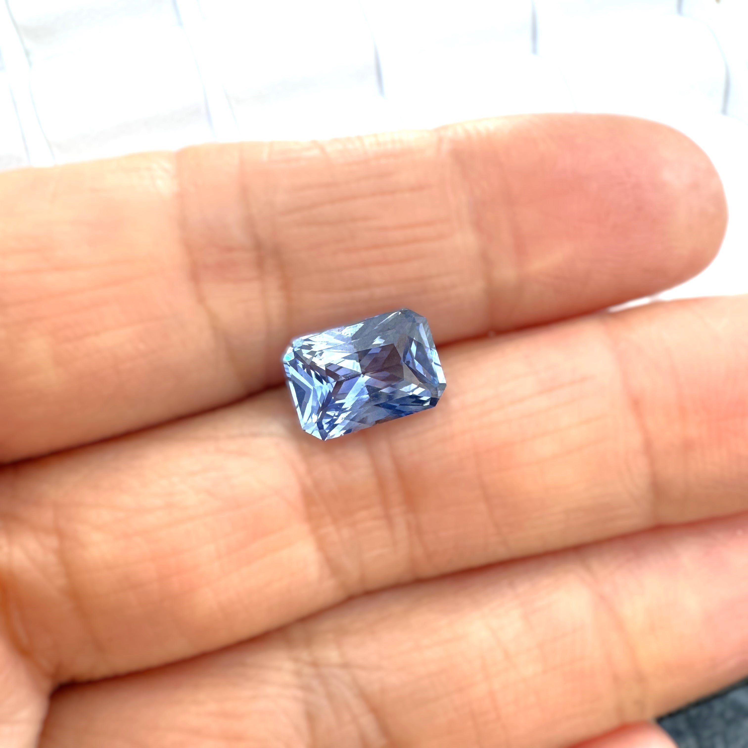 Blue Sapphire 2.78ct Radiant
