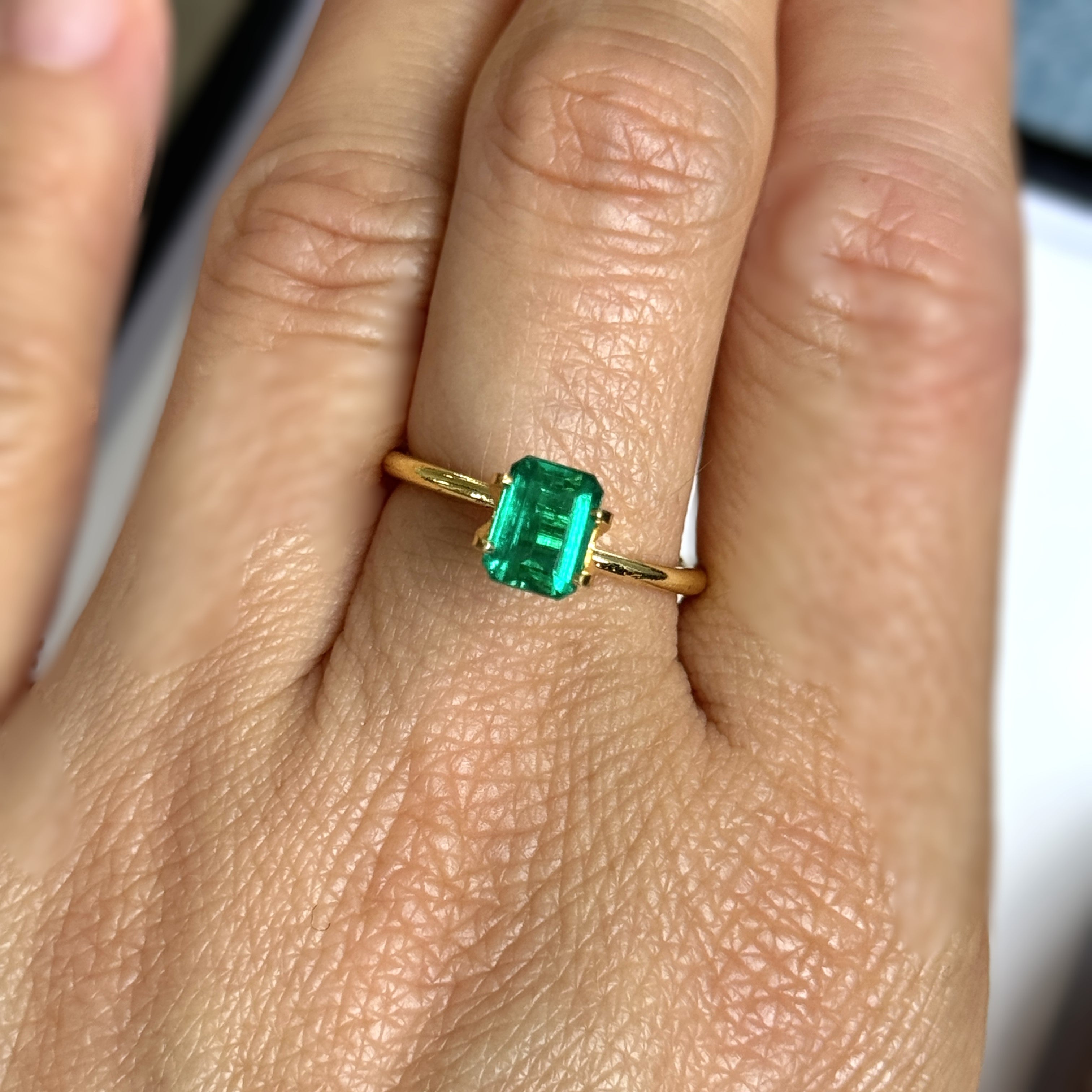 Emerald 1.26ct Emerald Cut