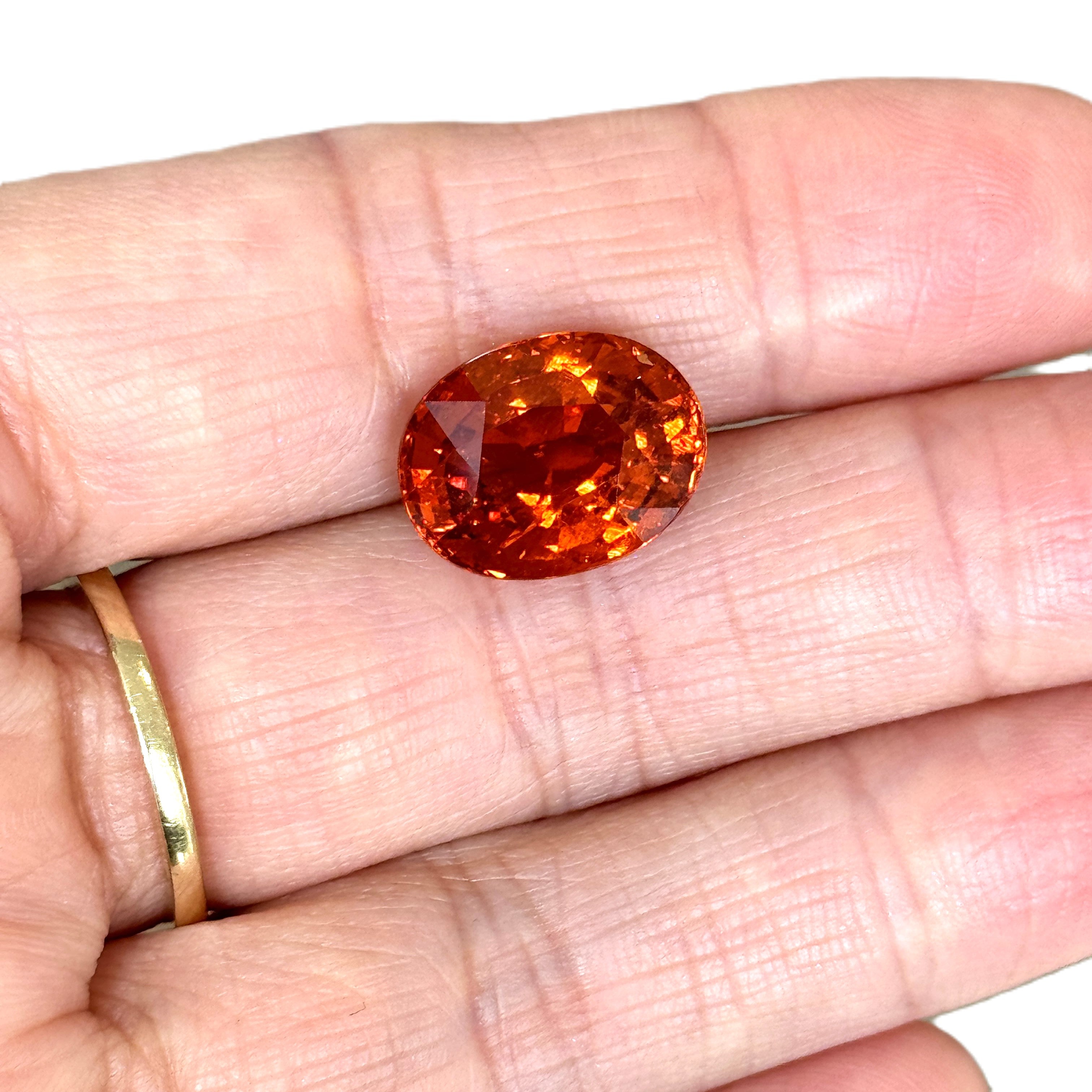 Spessartite Garnet 12.18ct Oval