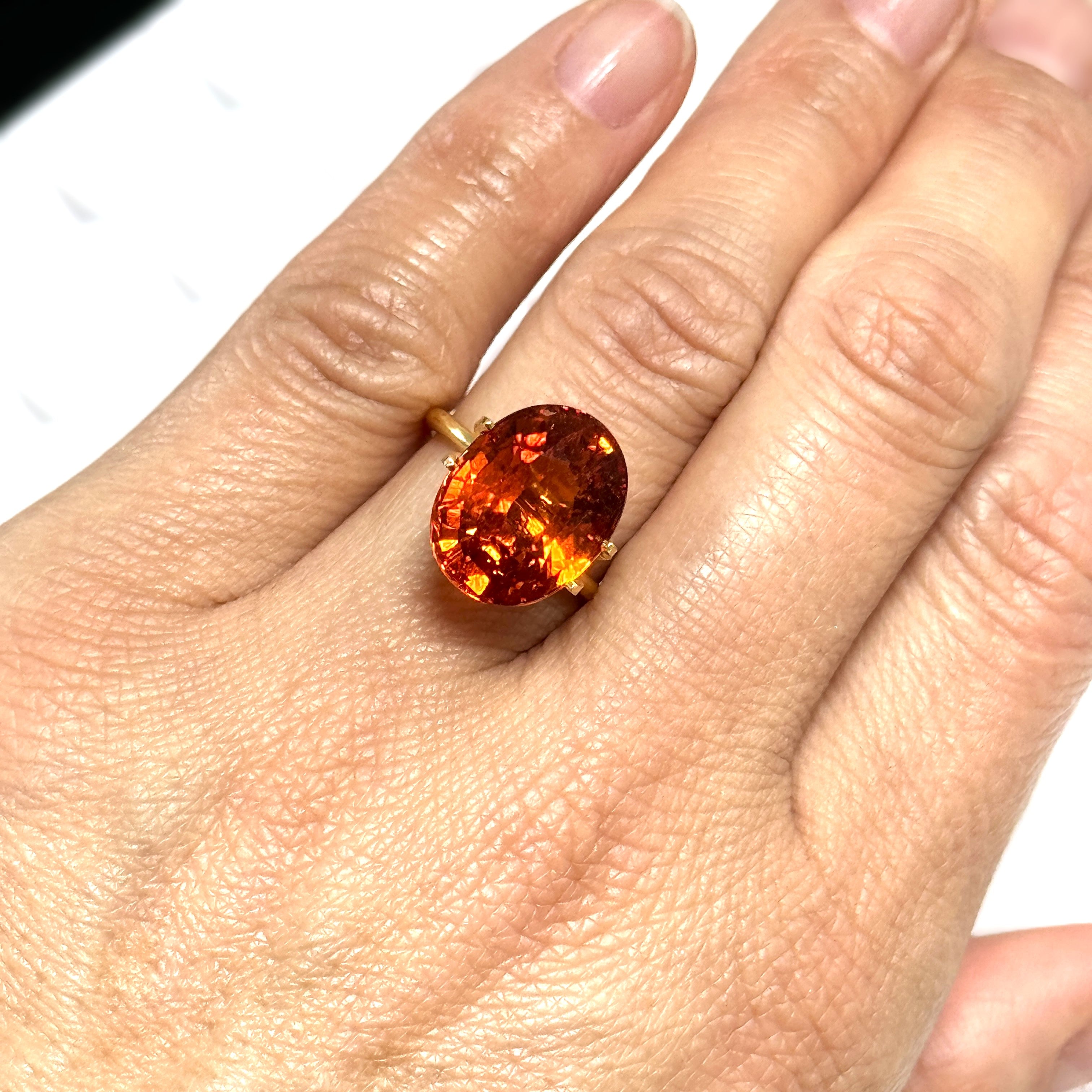 Spessartite Garnet 12.18ct Oval