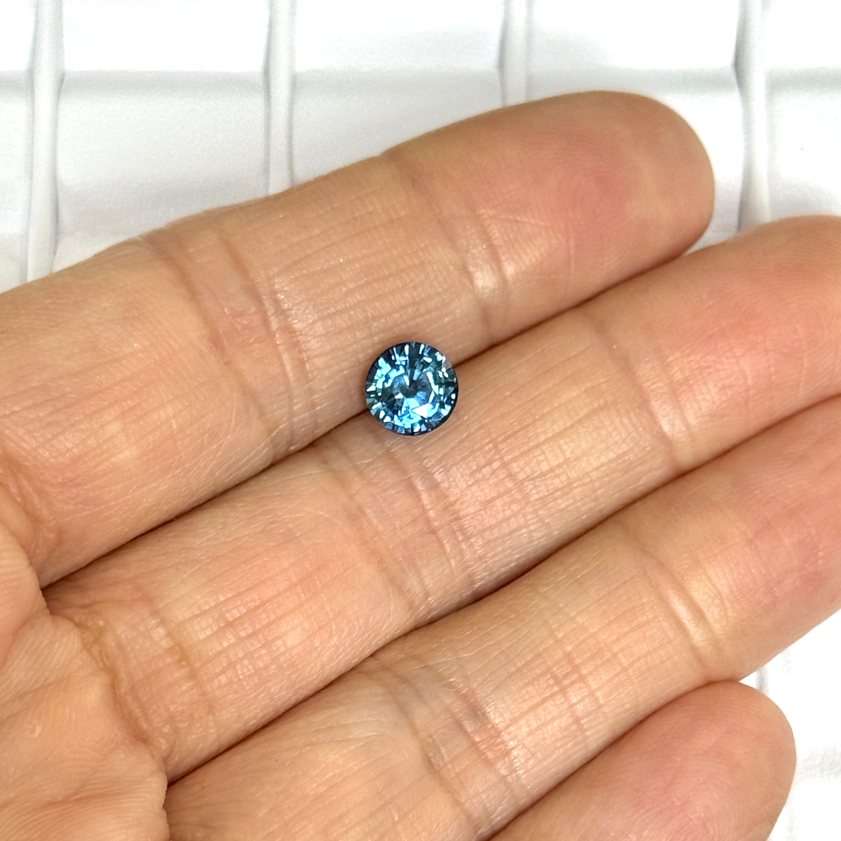 Green Sapphire 1.51ct Round