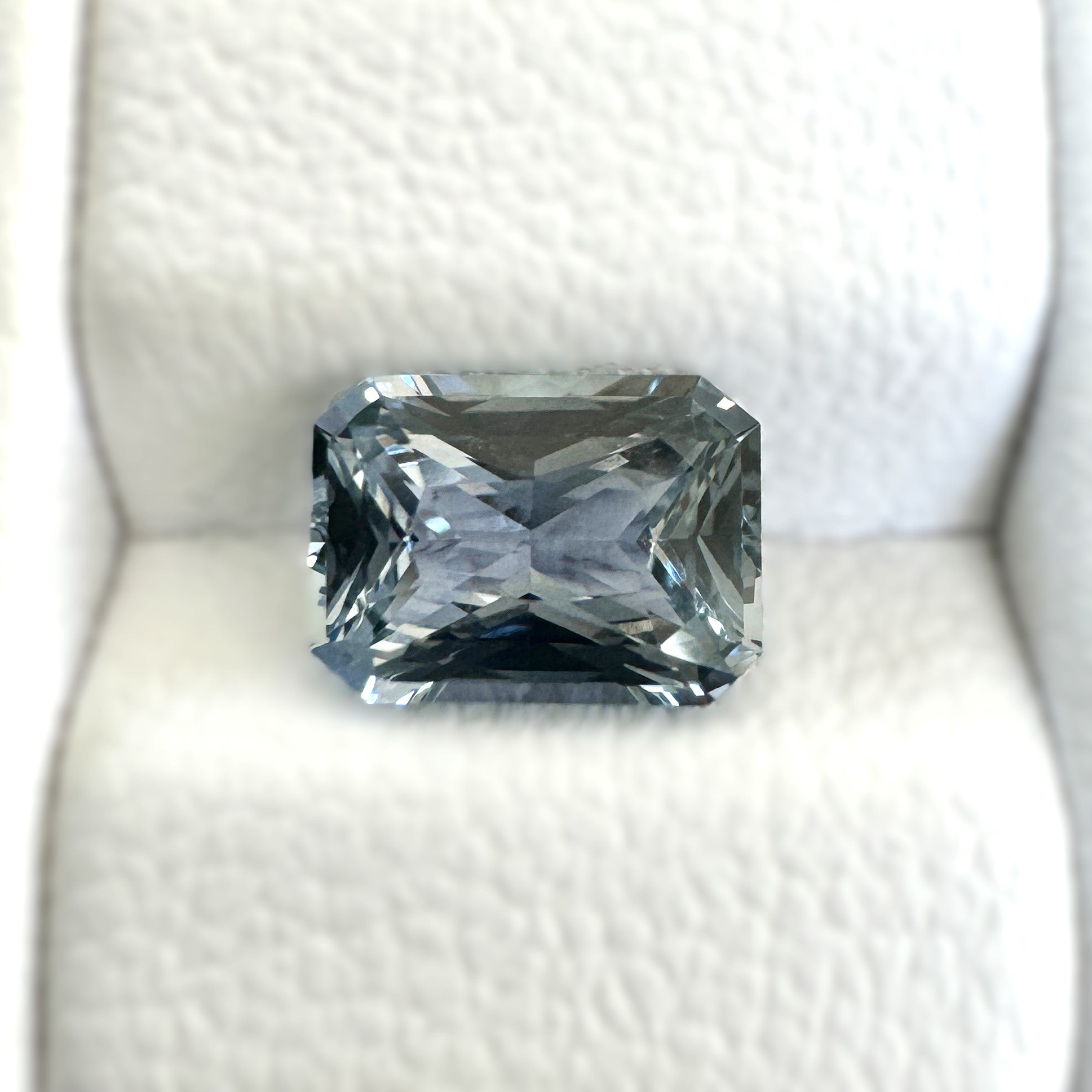 Green Sapphire 1.35ct Radiant