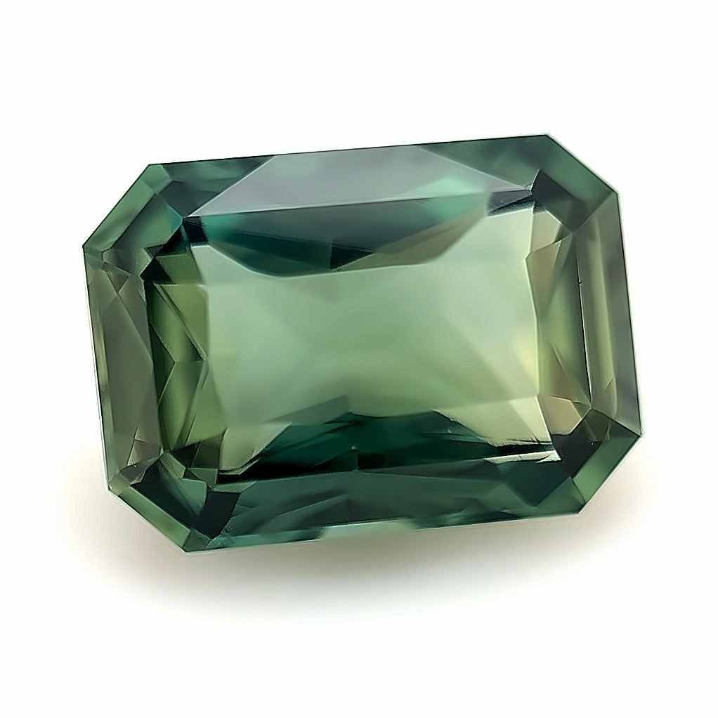 Buy Green Sapphire Radiant Gemstone Wholesale Australia, USA