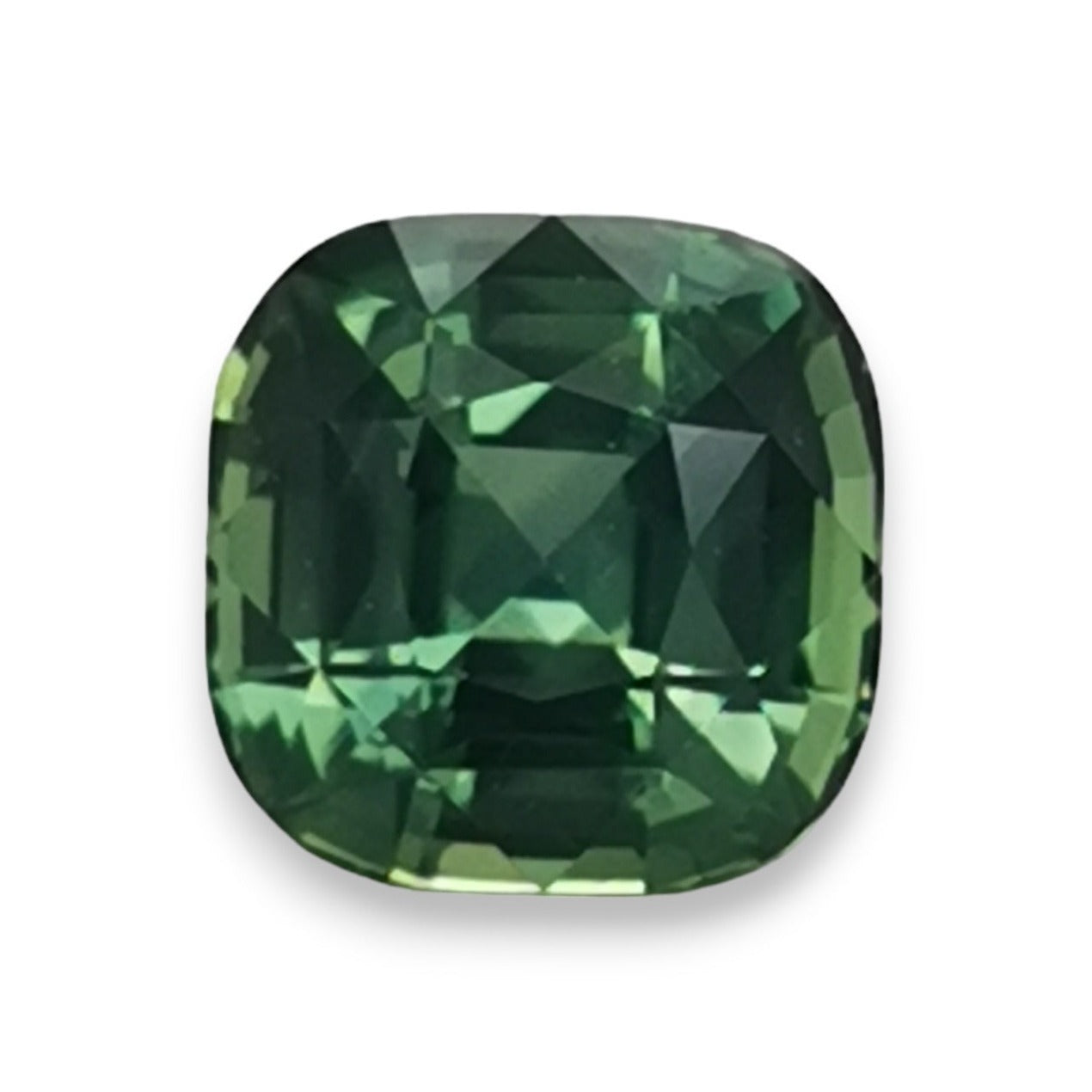 Green Sapphire 1.55ct Cushion