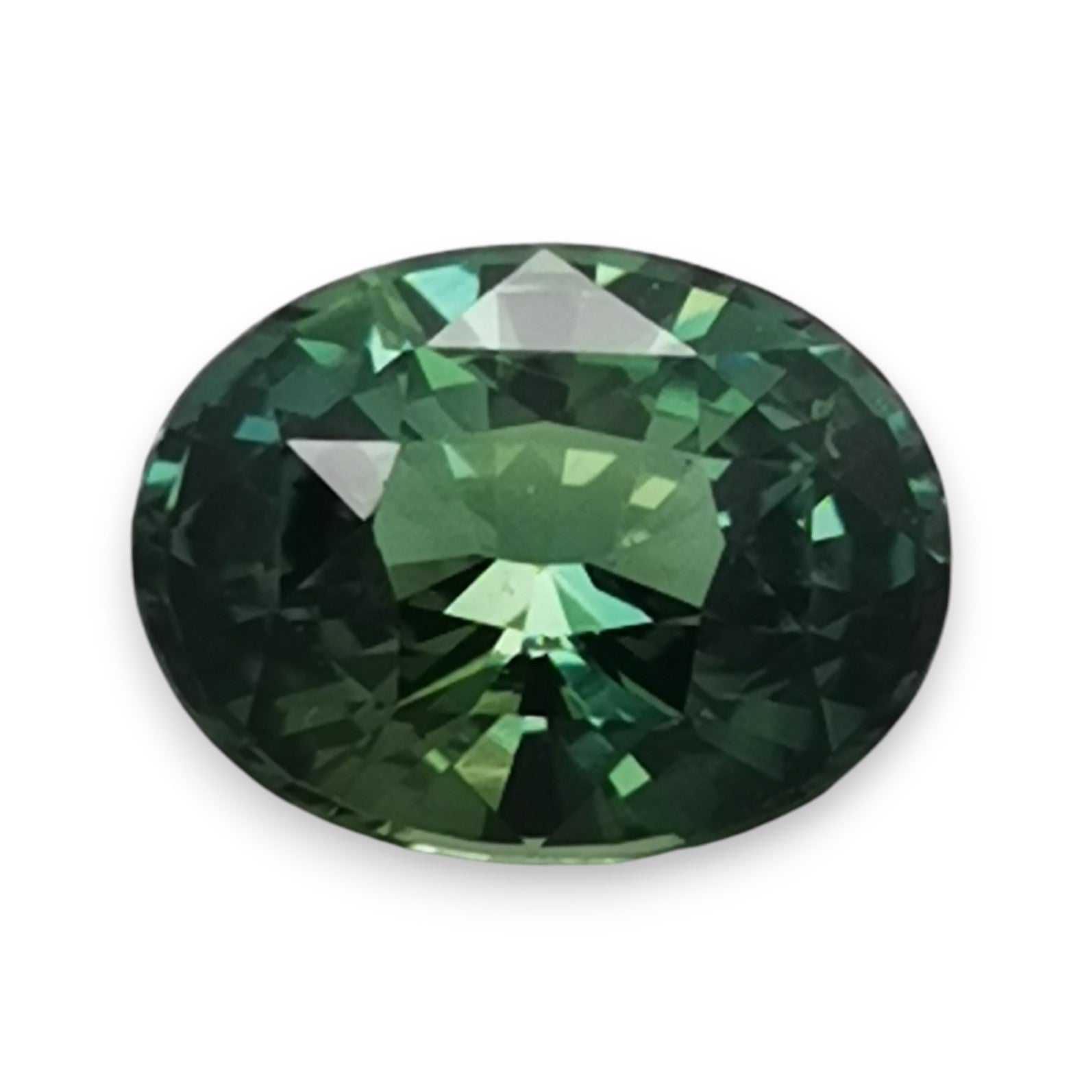 Green Sapphire 2.55ct Oval