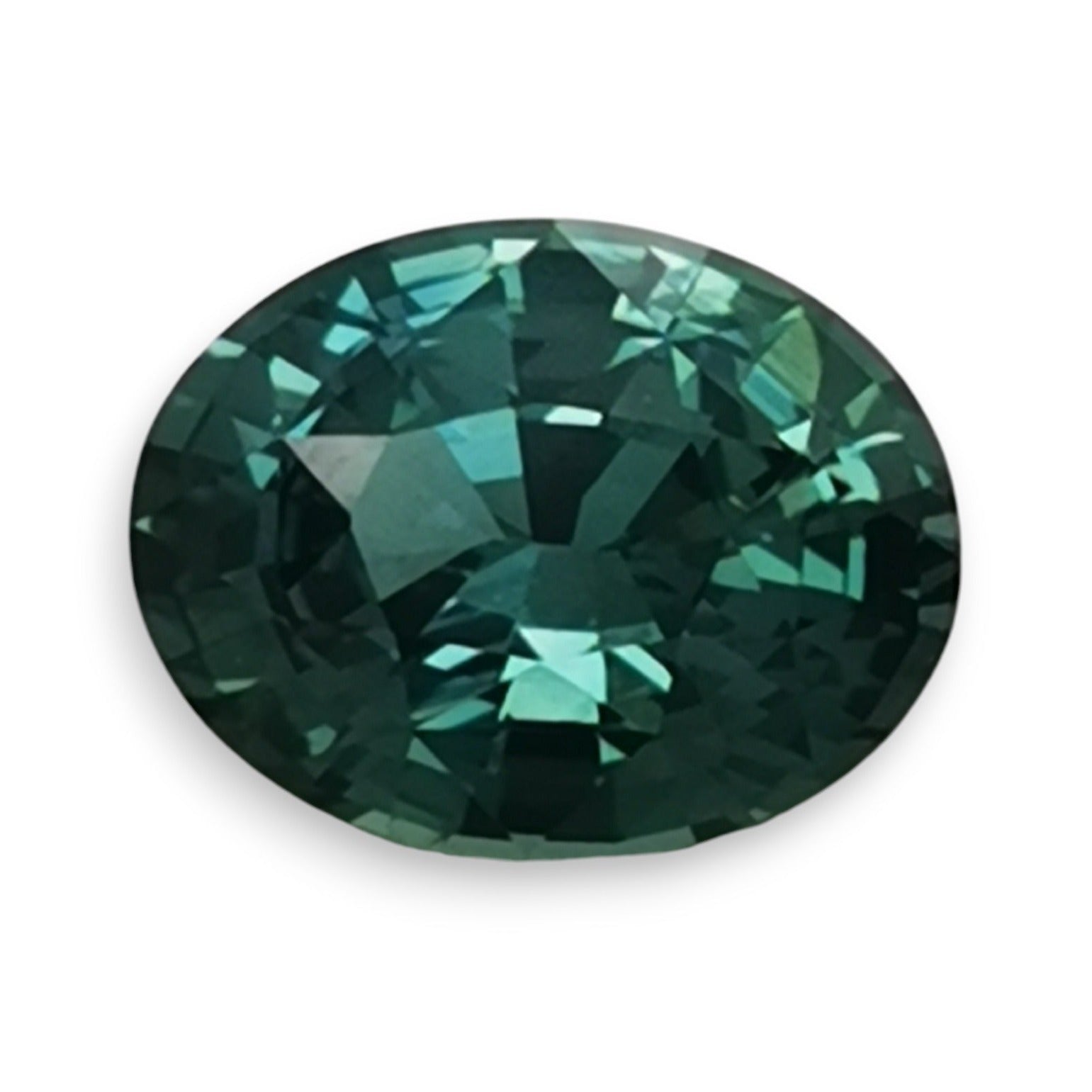 Green Sapphire 2.17ct Oval