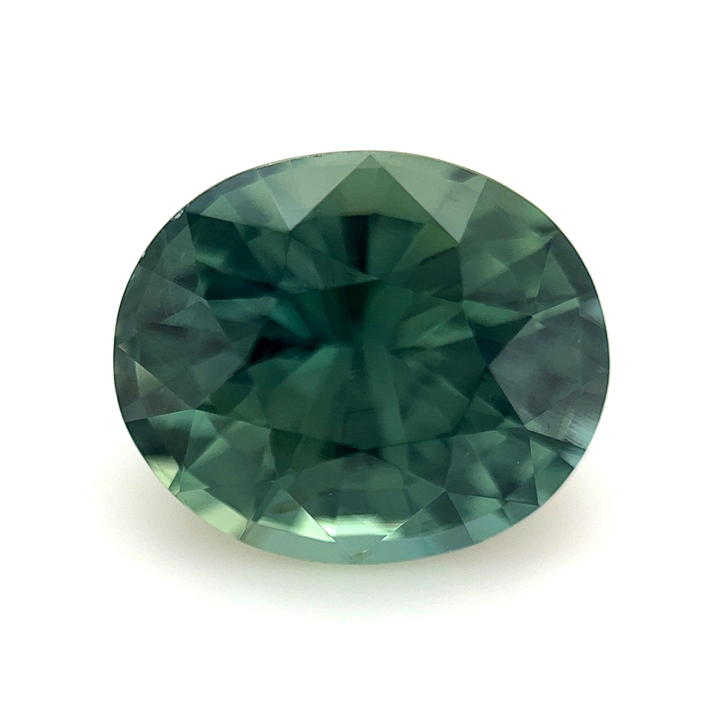 Green Sapphire 1.67ct Oval