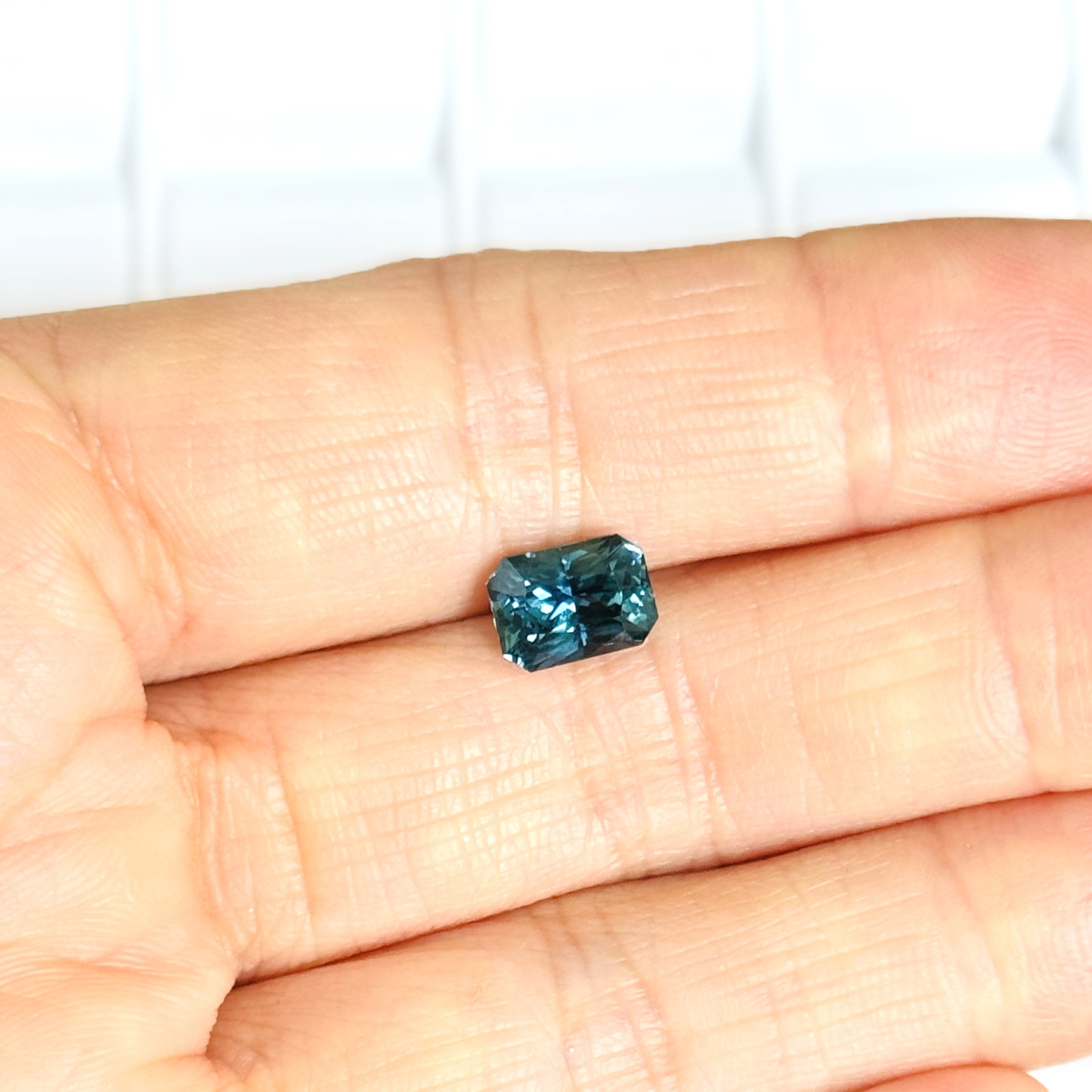 Green Sapphire 2.06ct Radiant