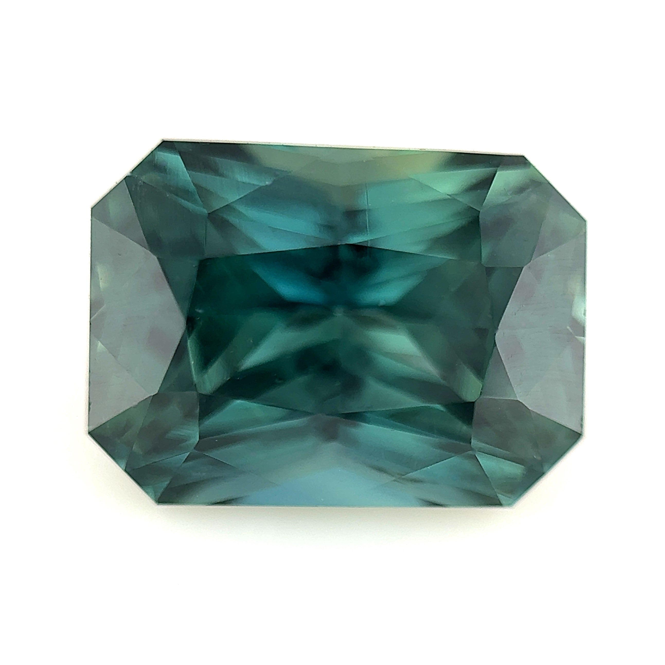 Green Sapphire 2.06ct Radiant