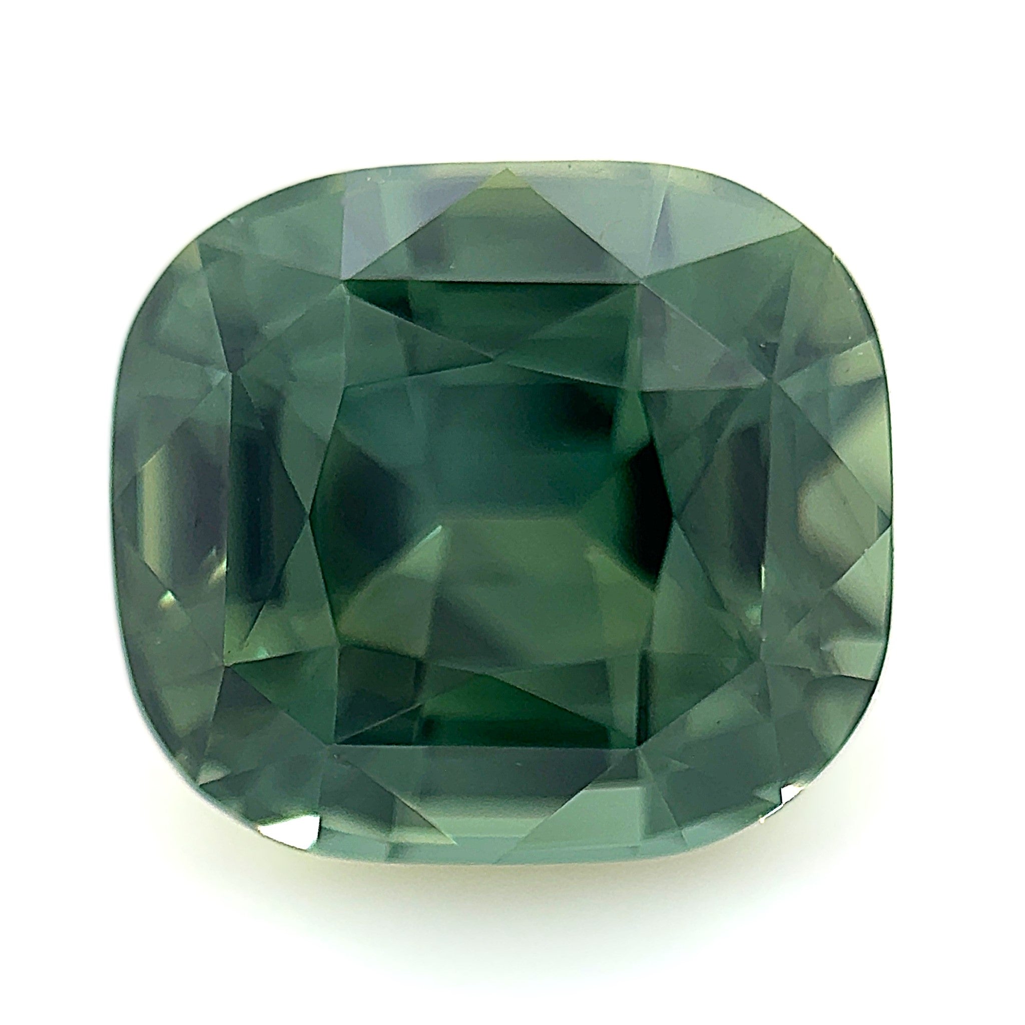 Green Sapphire 2.12ct Cushion