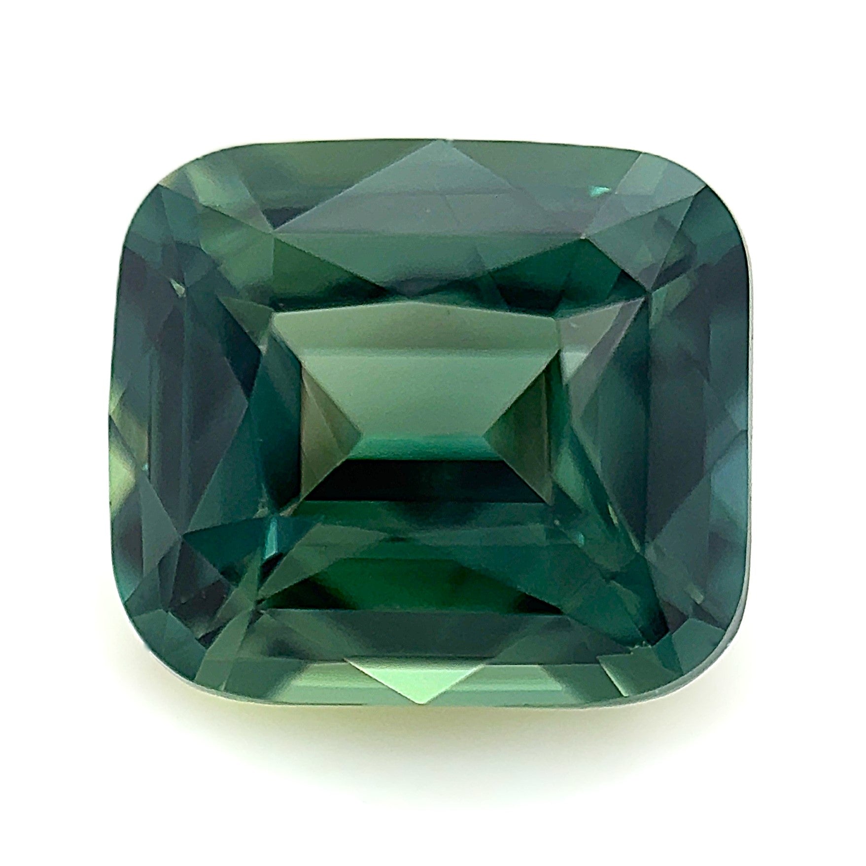Green Sapphire 1.24ct Cushion