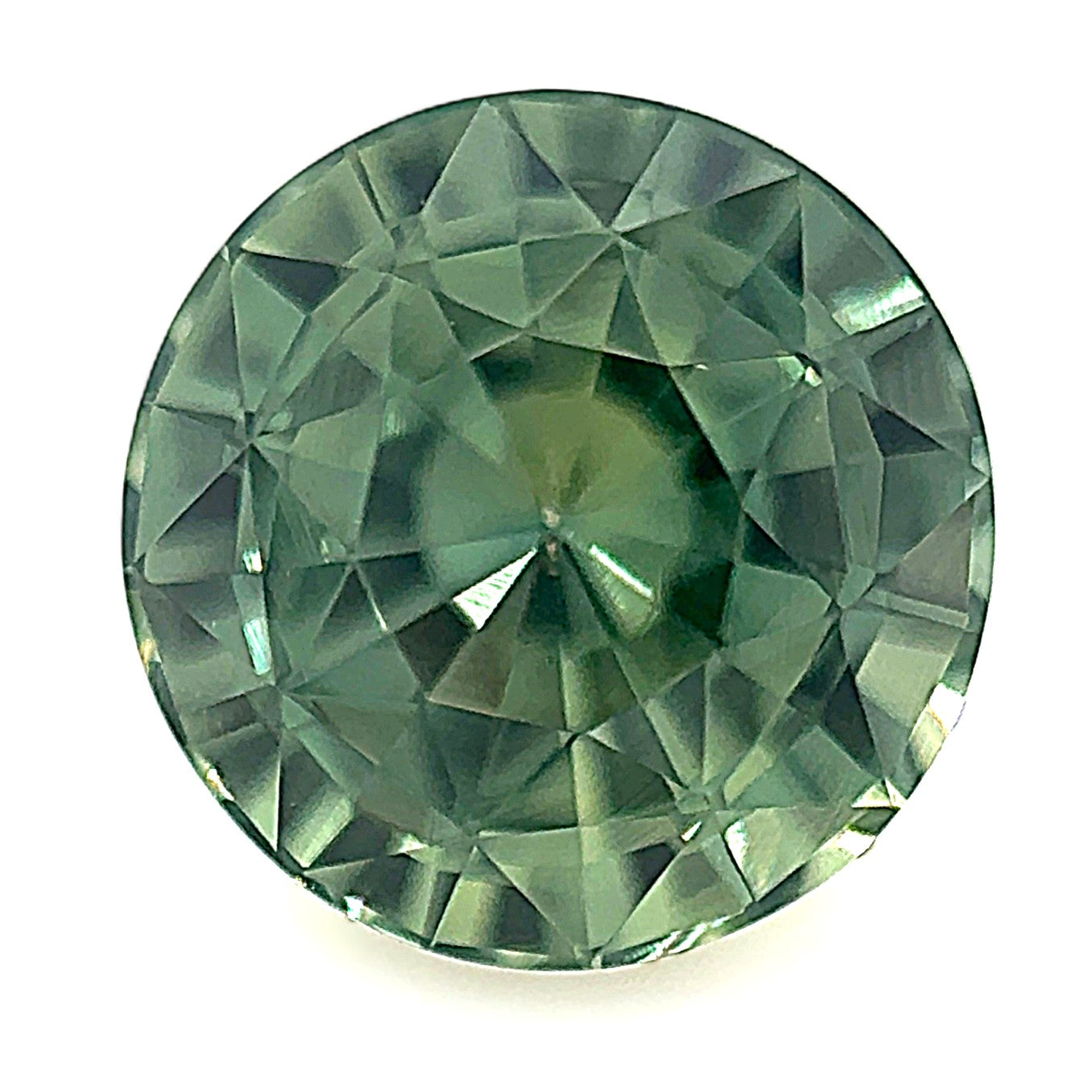 Green Sapphire 1.29ct Round