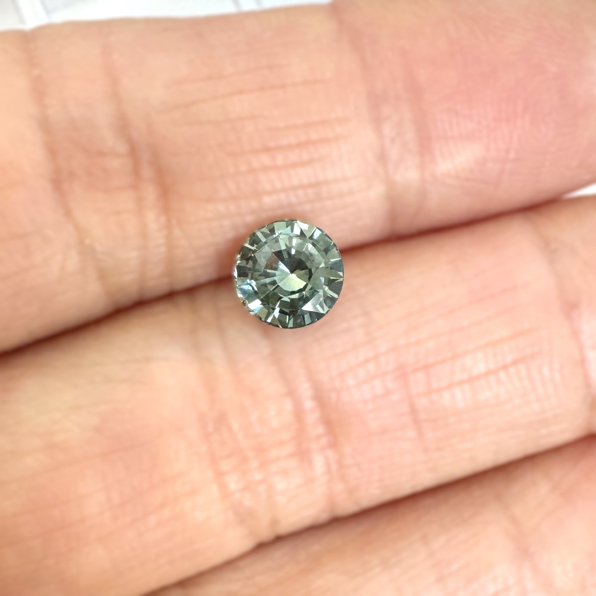 Green Sapphire 1.29ct Round