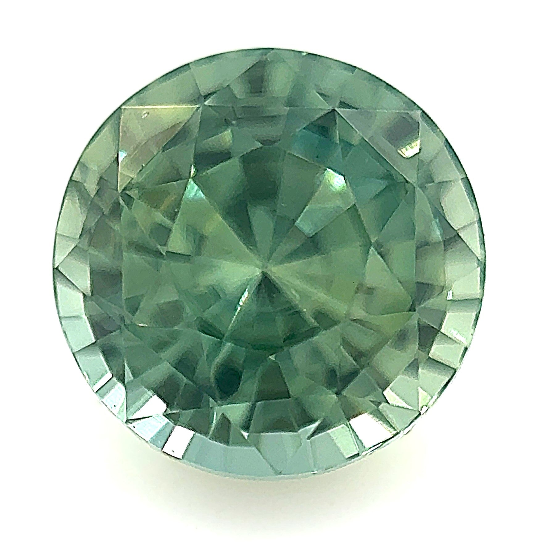 Green Sapphire 1.25ct Round