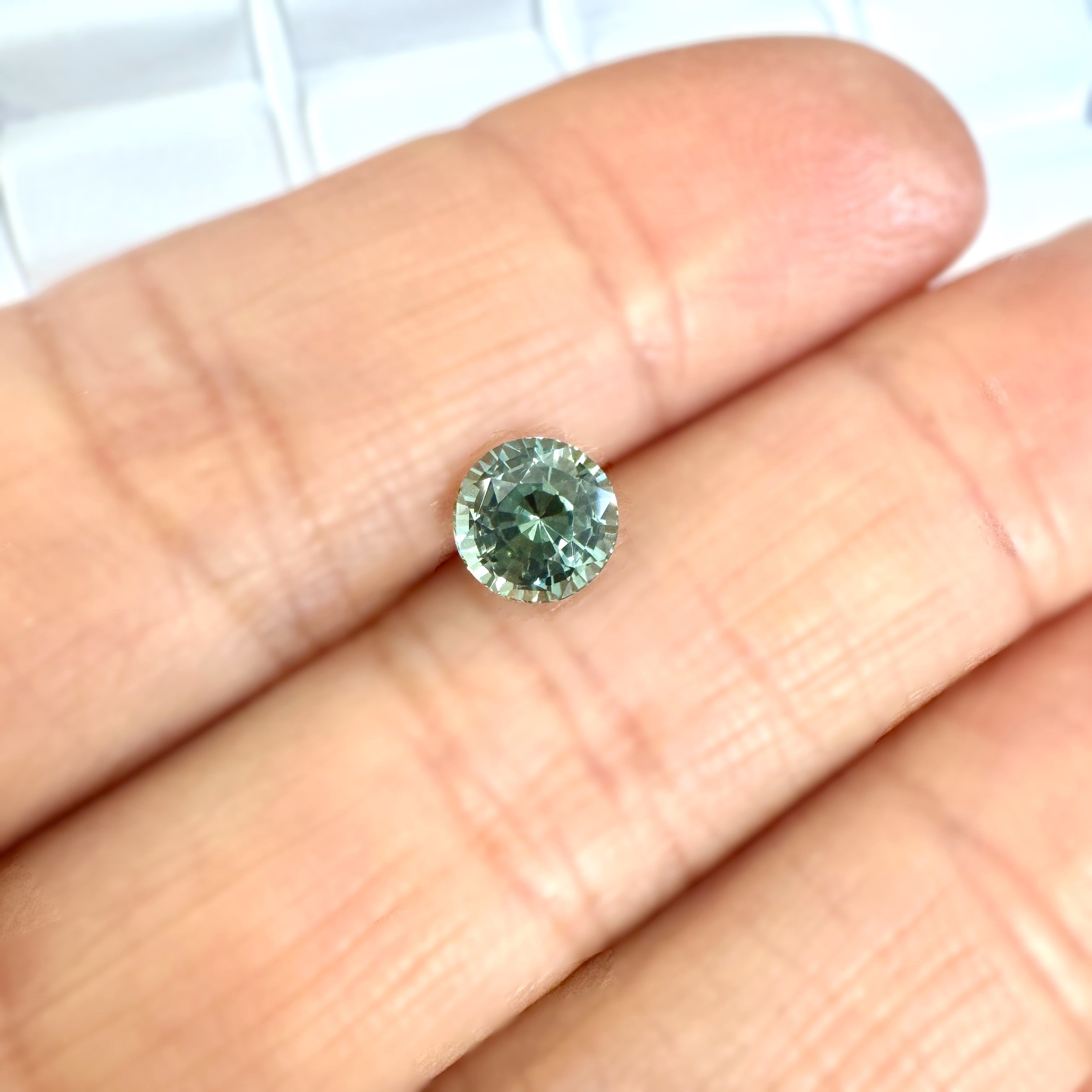 Green Sapphire 1.25ct Round