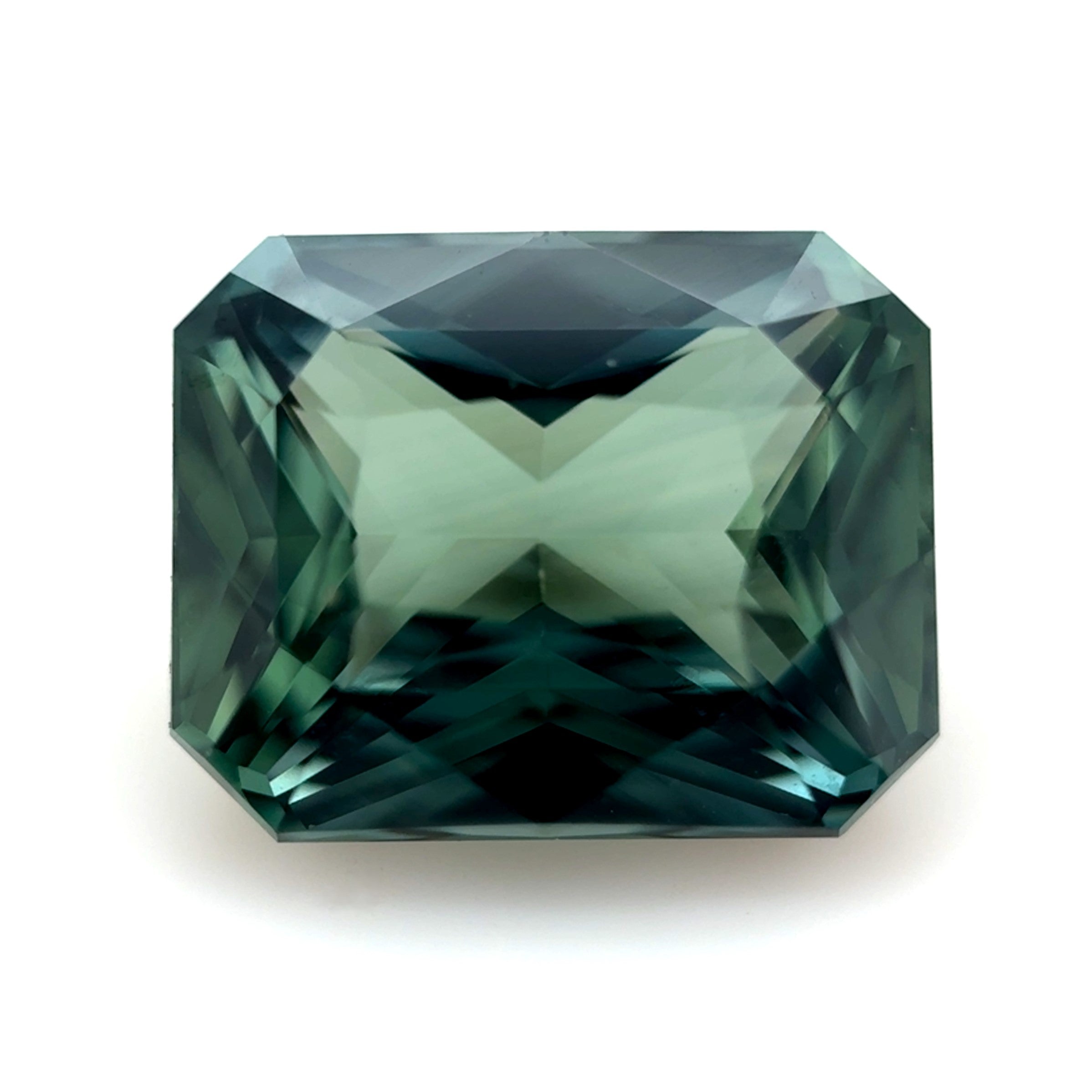 Green Sapphire 2.25ct Radiant