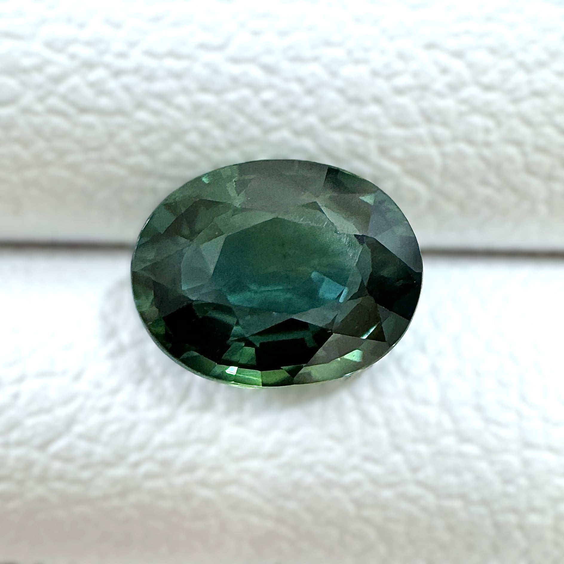 Green Sapphire 1.19ct Oval