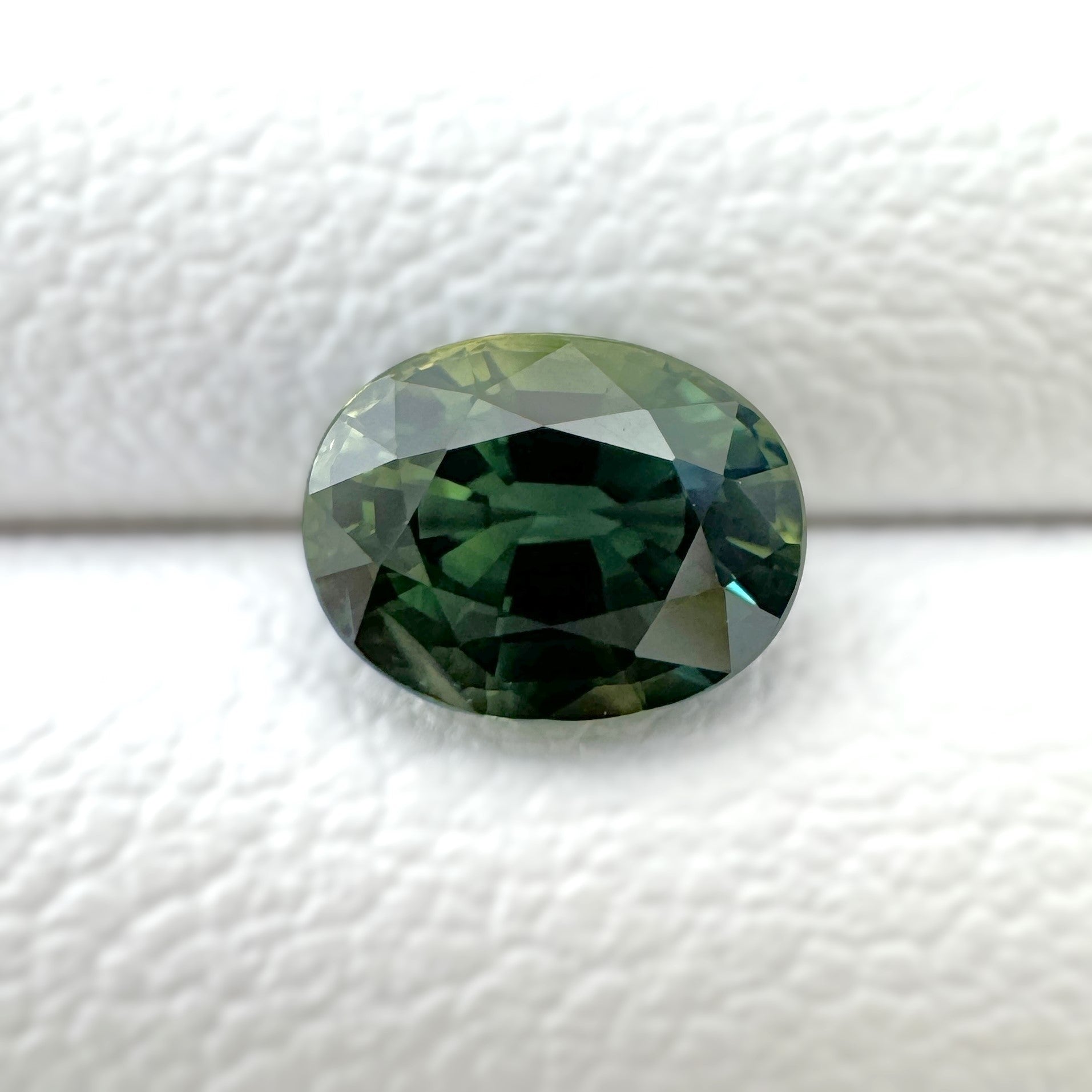 Green Sapphire 1.16ct Oval