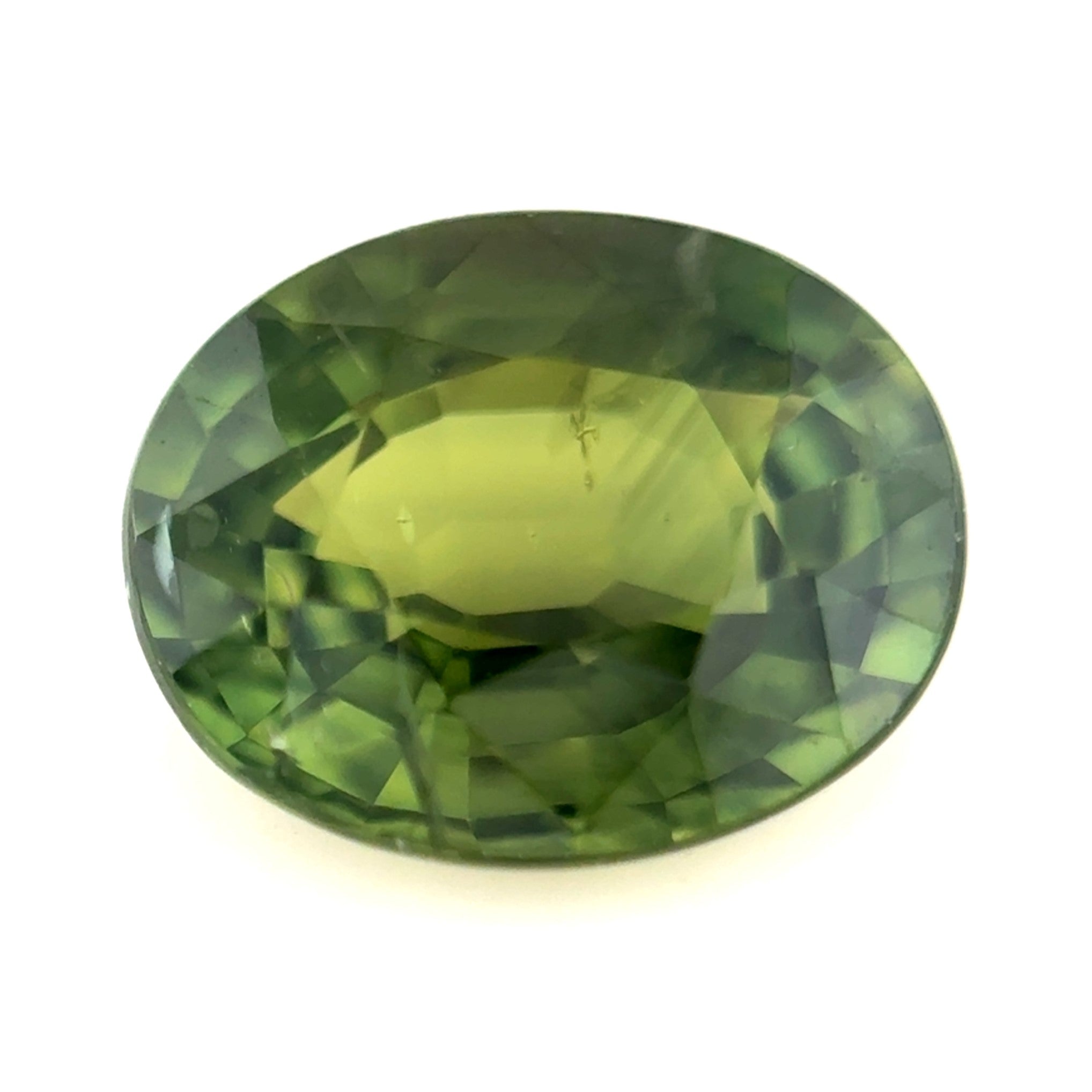 Green Sapphire 1.04ct Oval