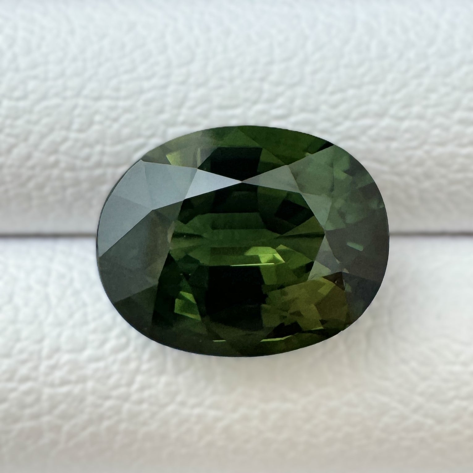 Green Sapphire 3.65ct Oval