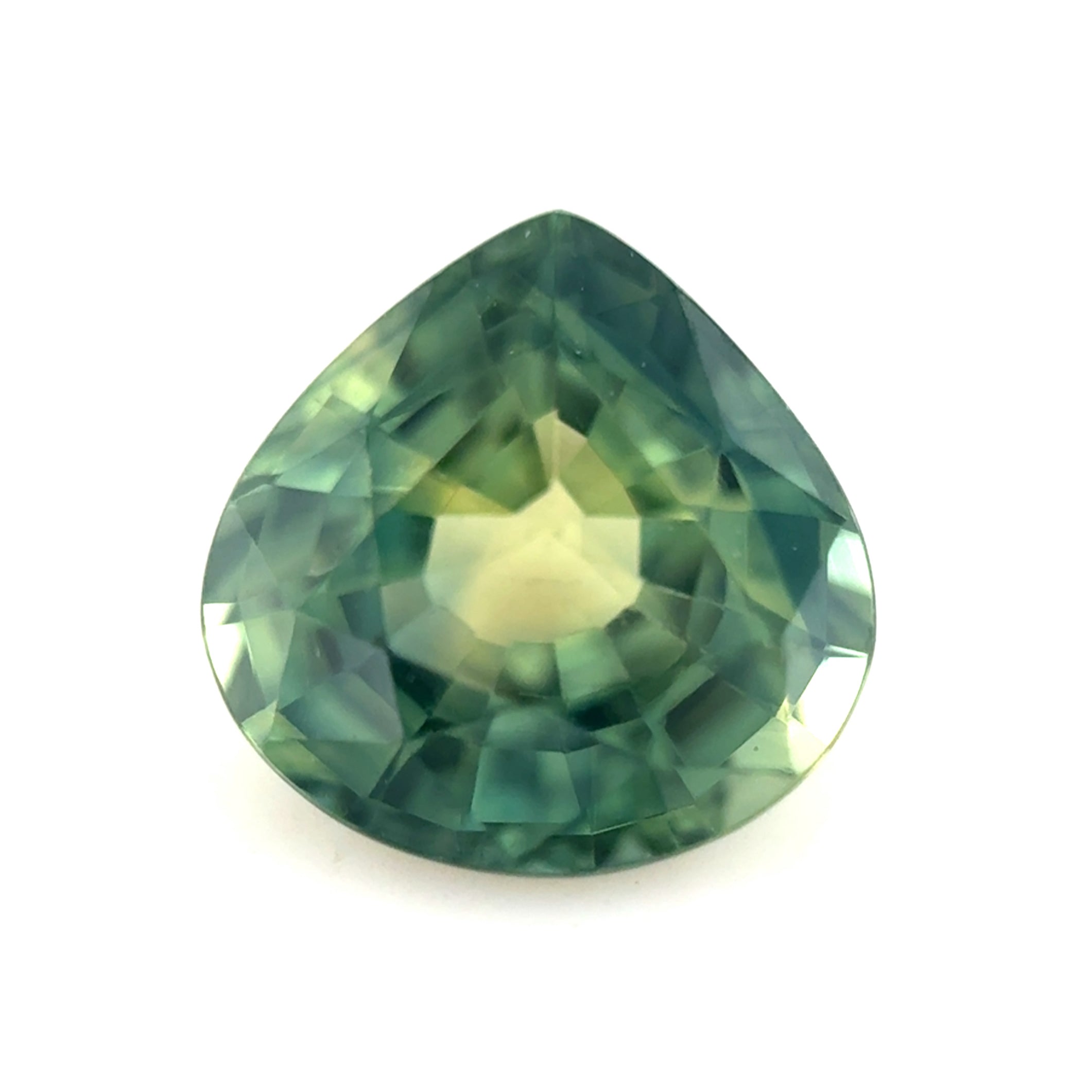Green Sapphire 1.27ct Pear