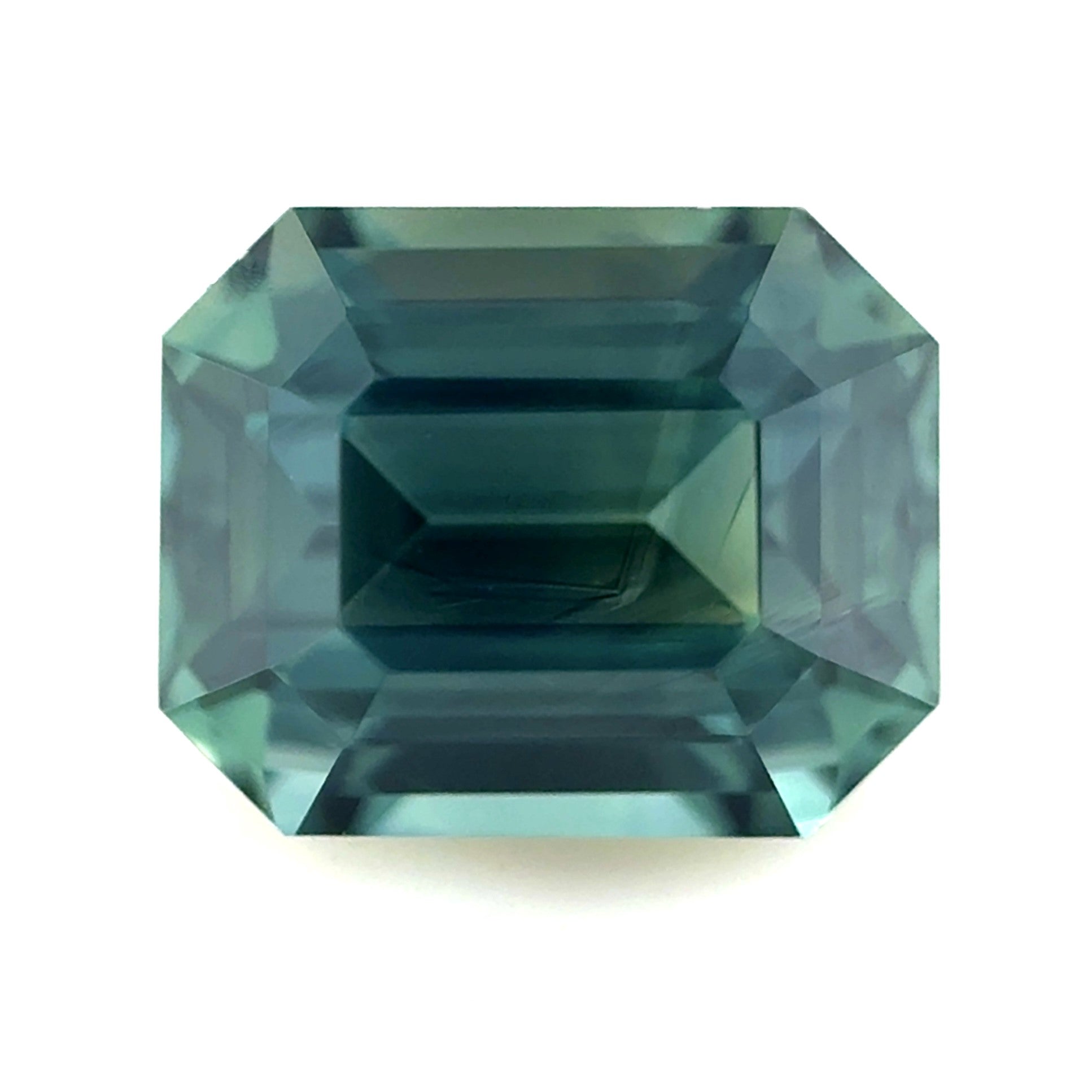 Green Sapphire 2.05ct Octagonal