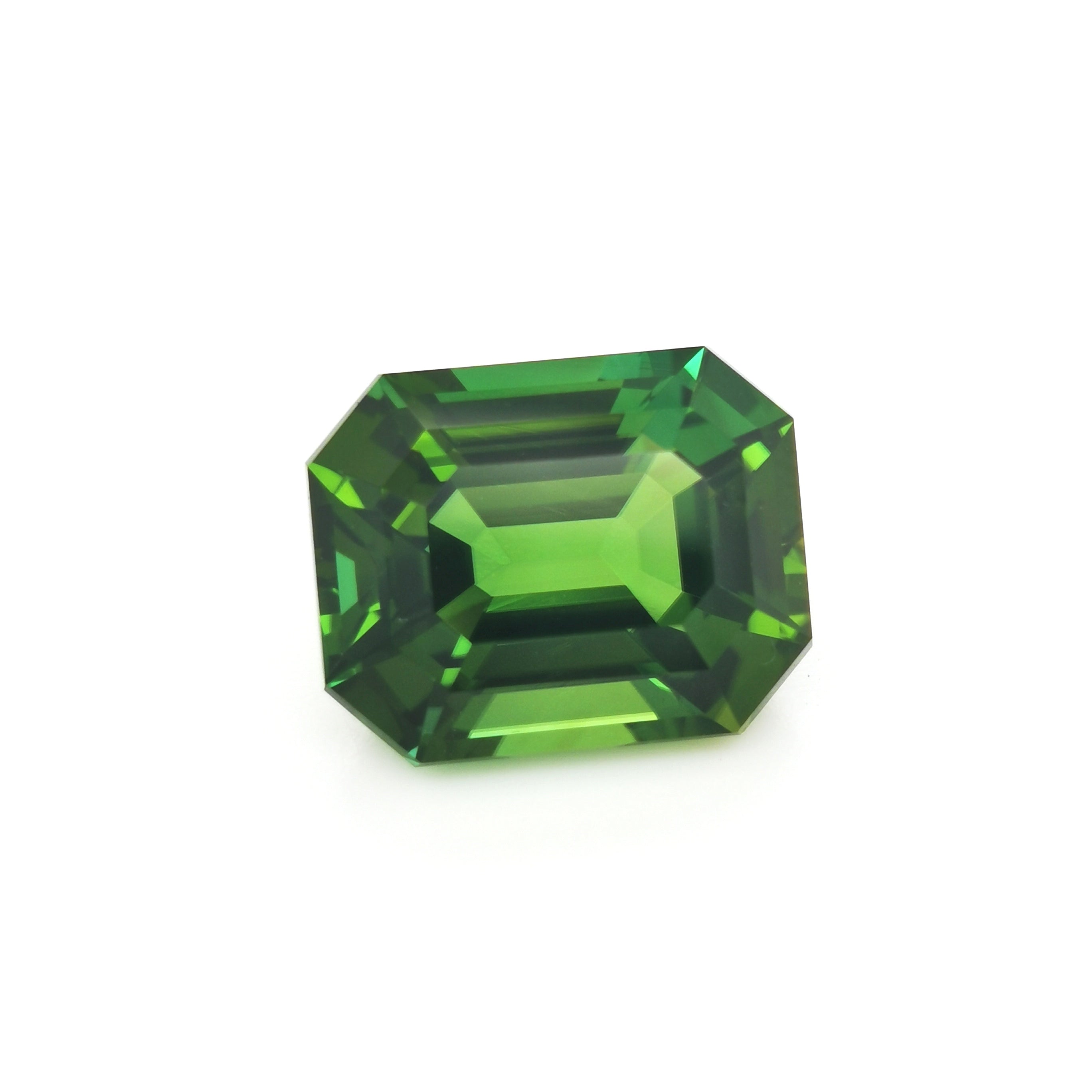 Green Tourmaline 12.47ct Octagonal