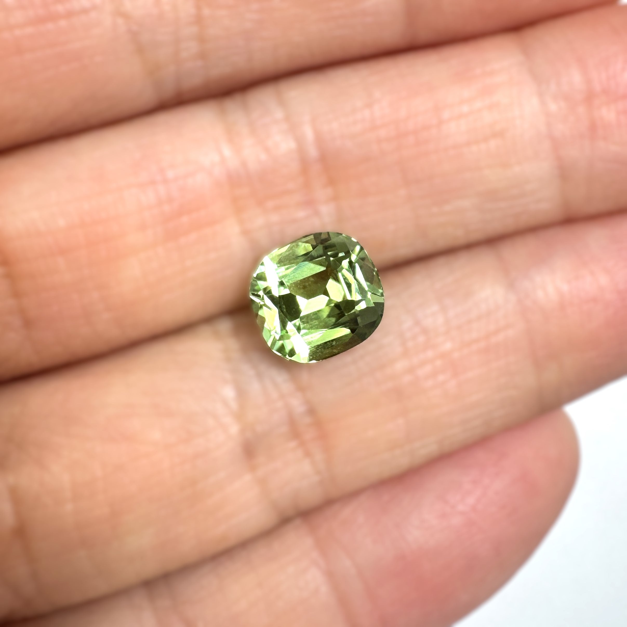 Green Tourmaline 2.96ct Cushion