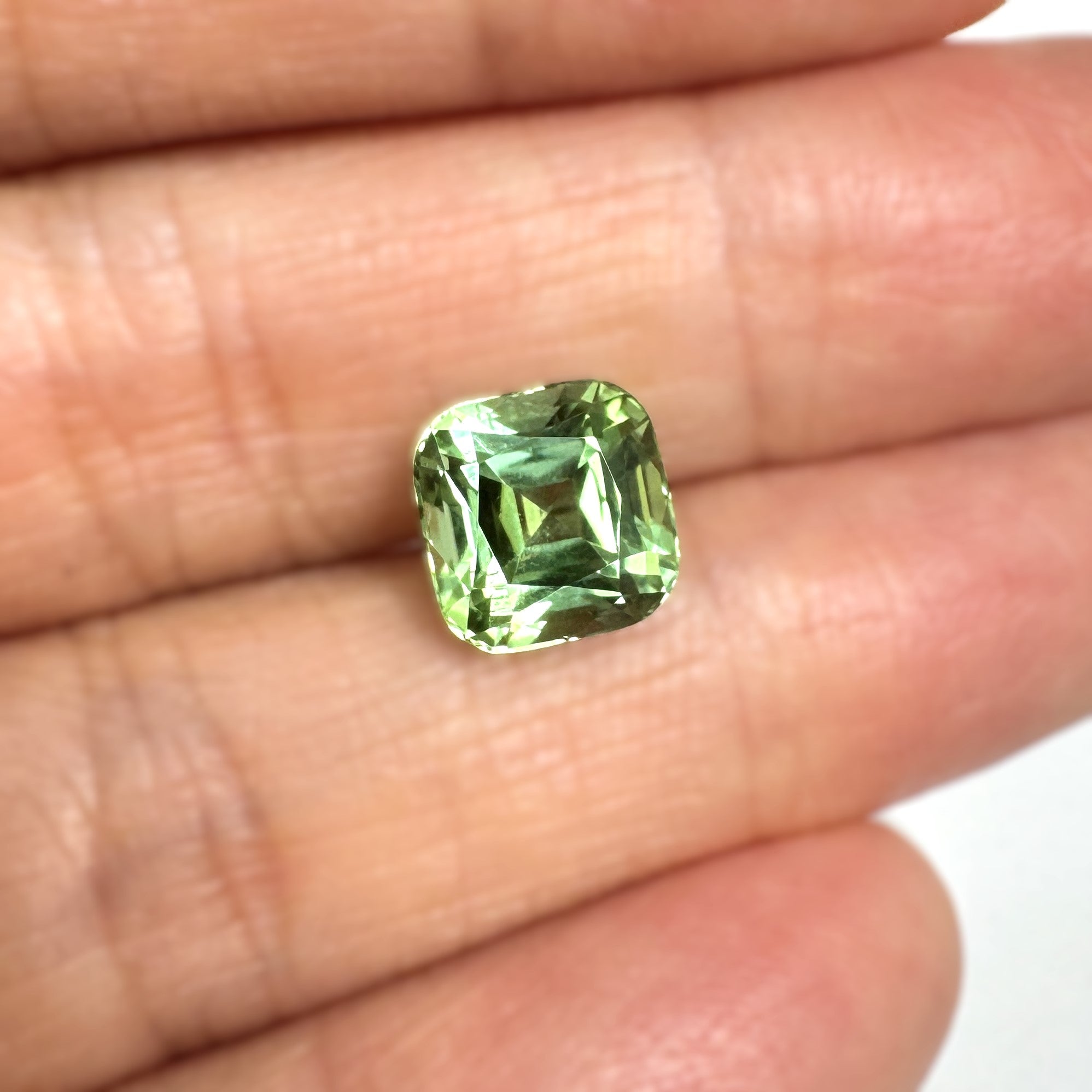 Green Tourmaline 2.95ct Cushion