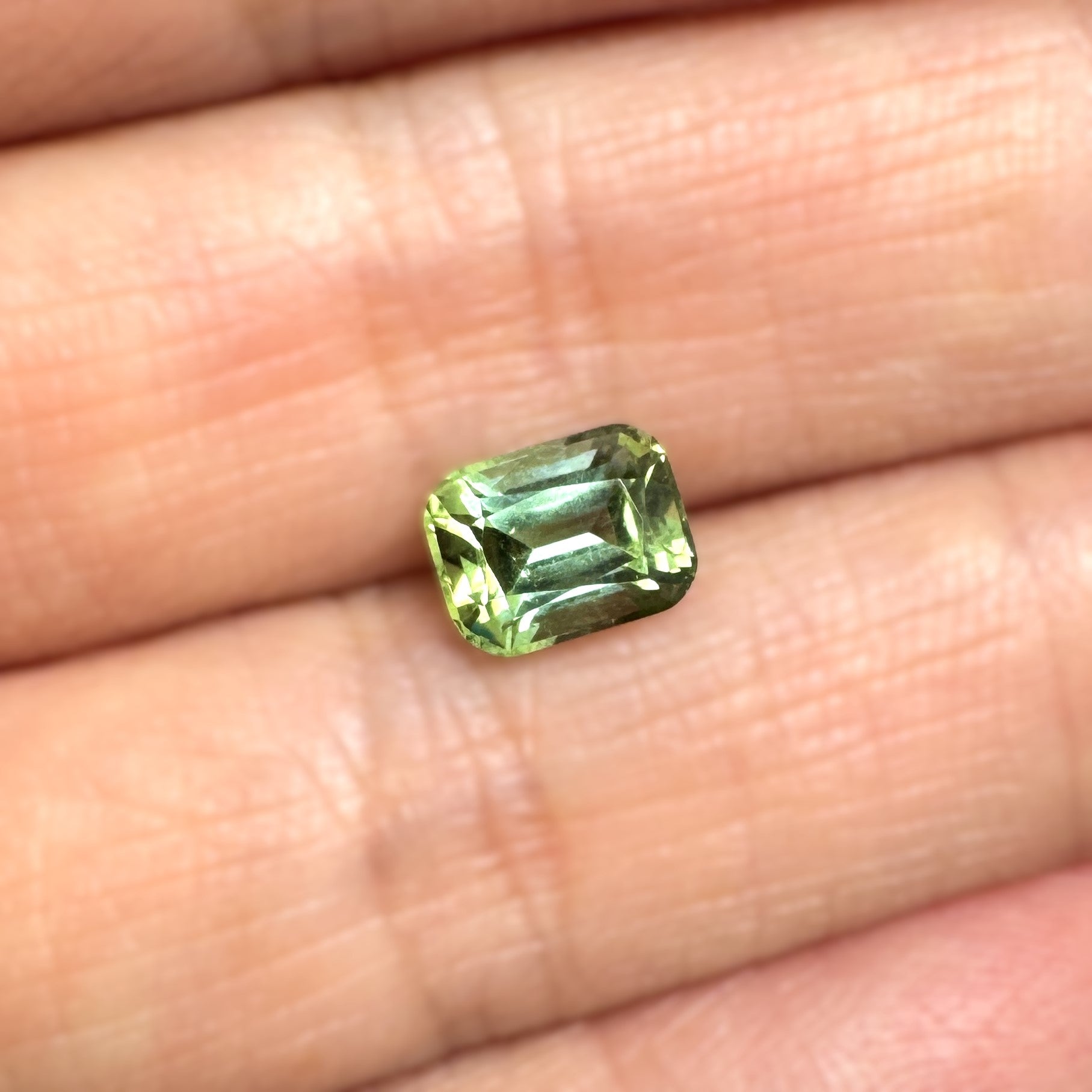 Green Tourmaline 1.49ct Cushion