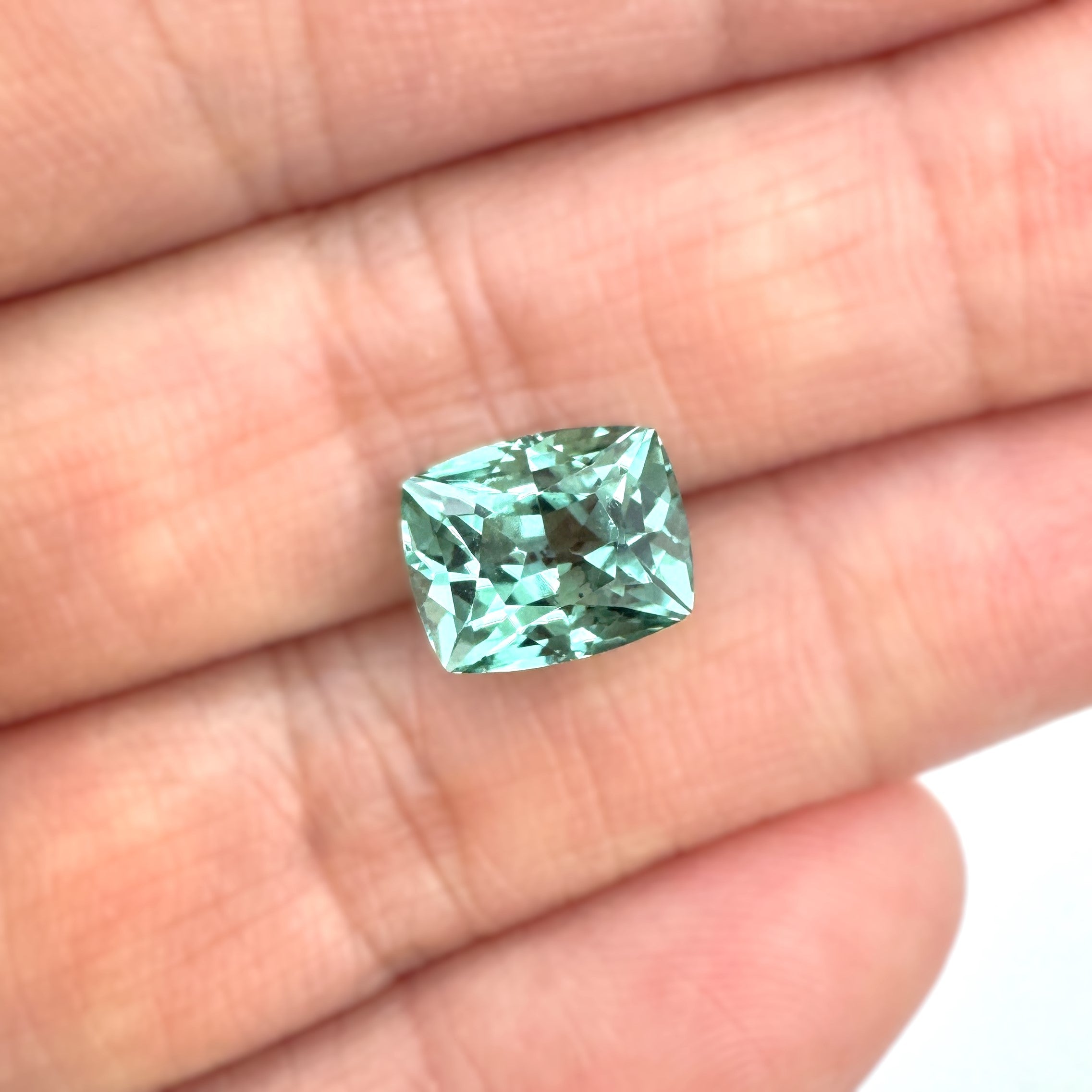Green Tourmaline 3.86ct Cushion