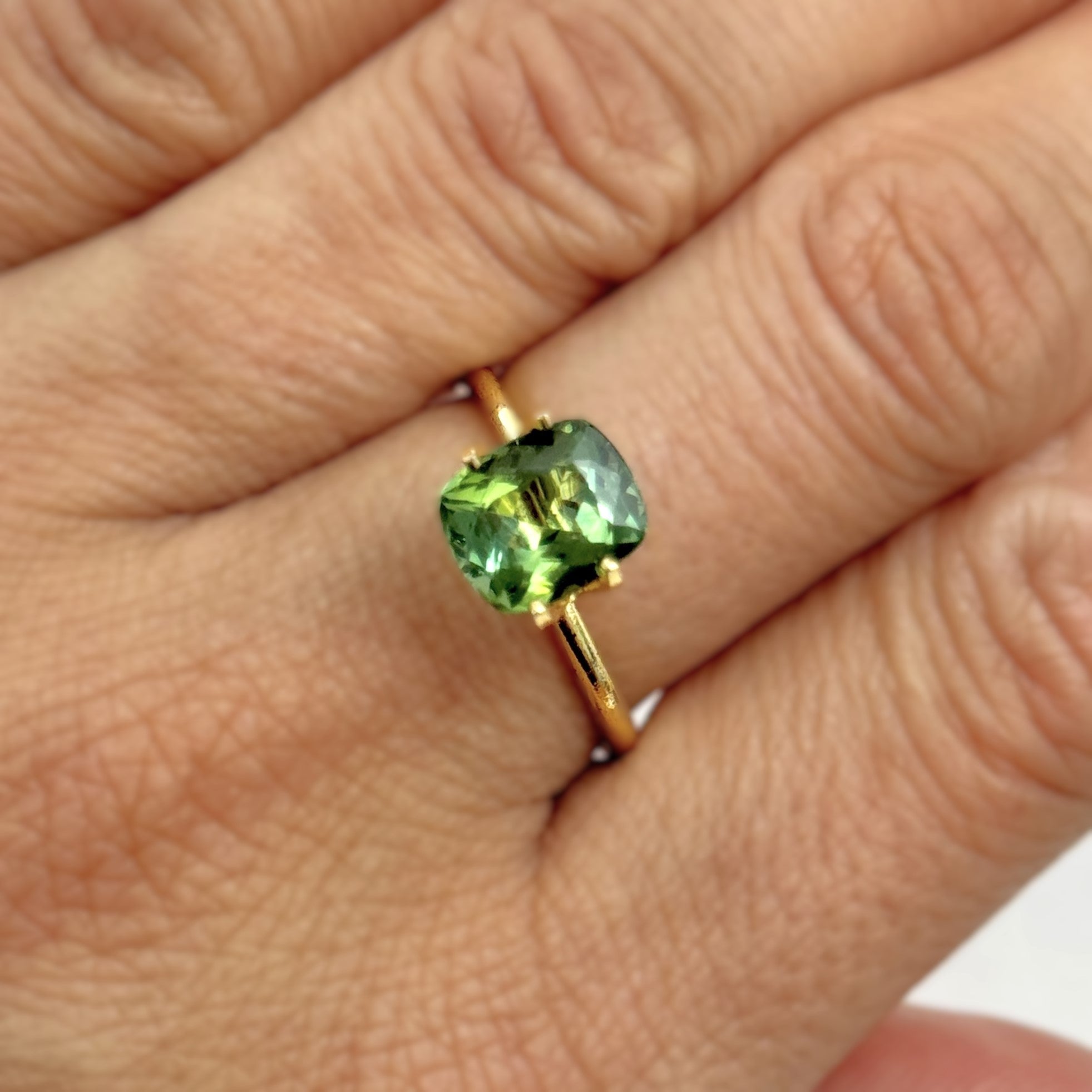 Green Tourmaline 2.36ct Cushion