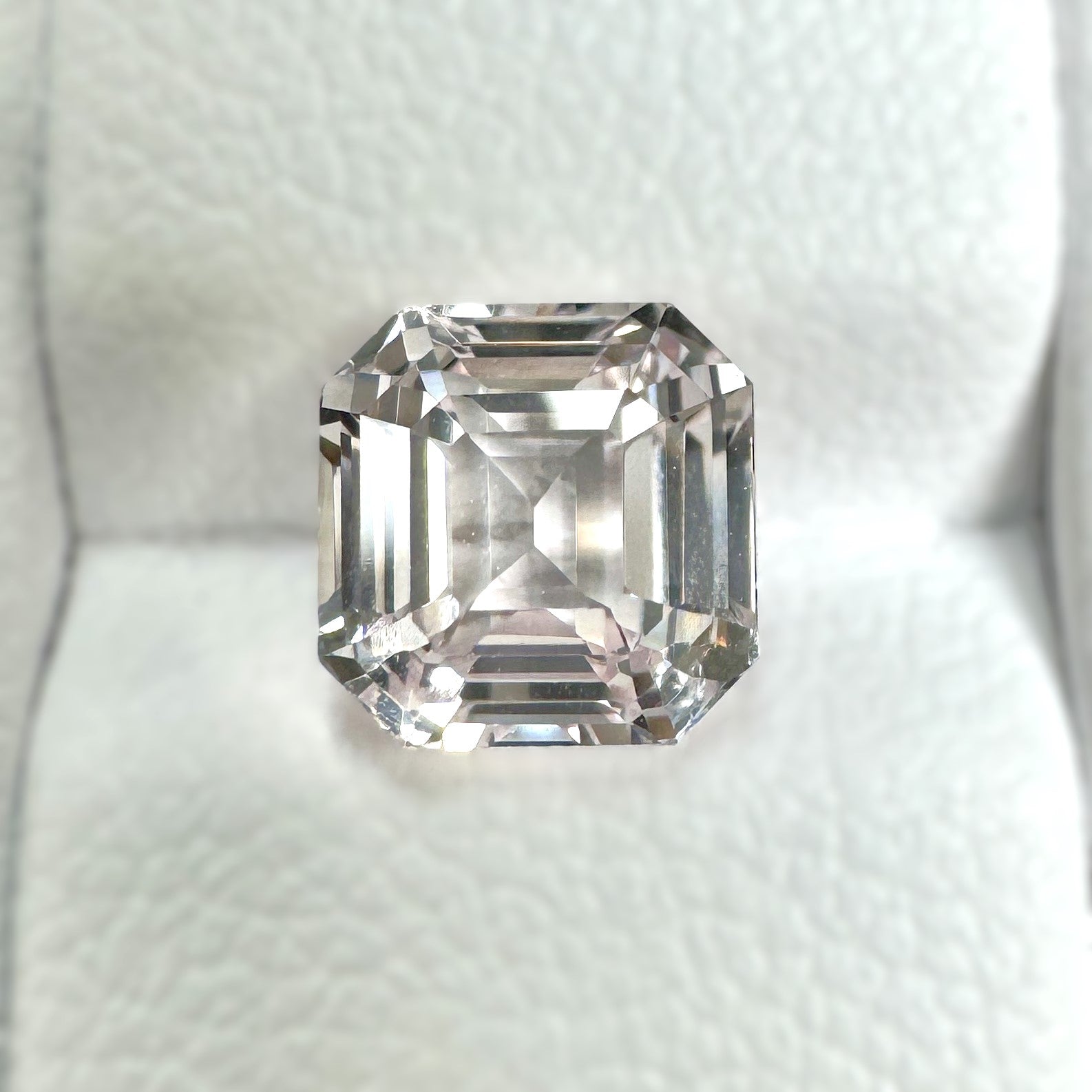 Peach Sapphire 2.06ct Octagonal