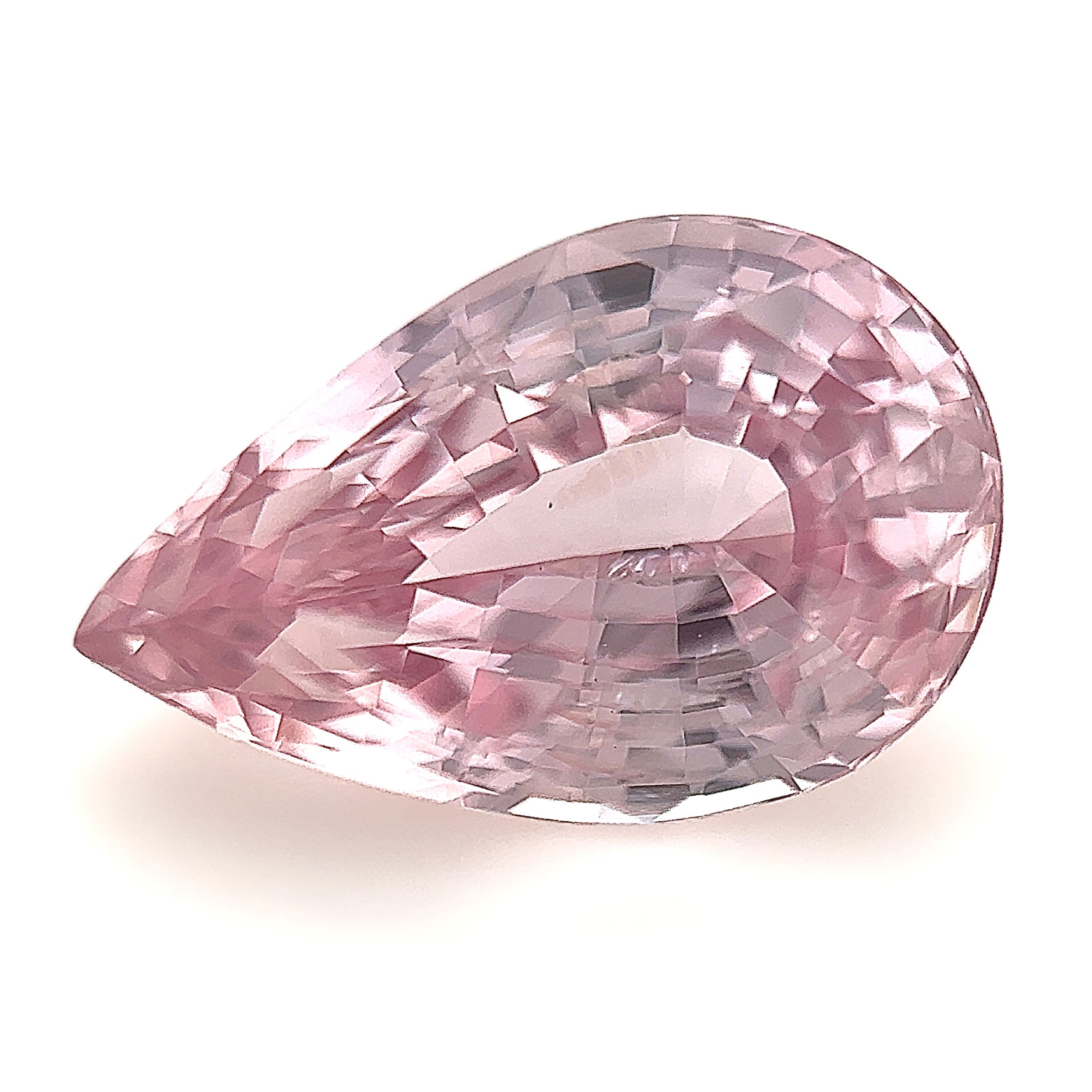 Peach Sapphire 1.68ct Pear