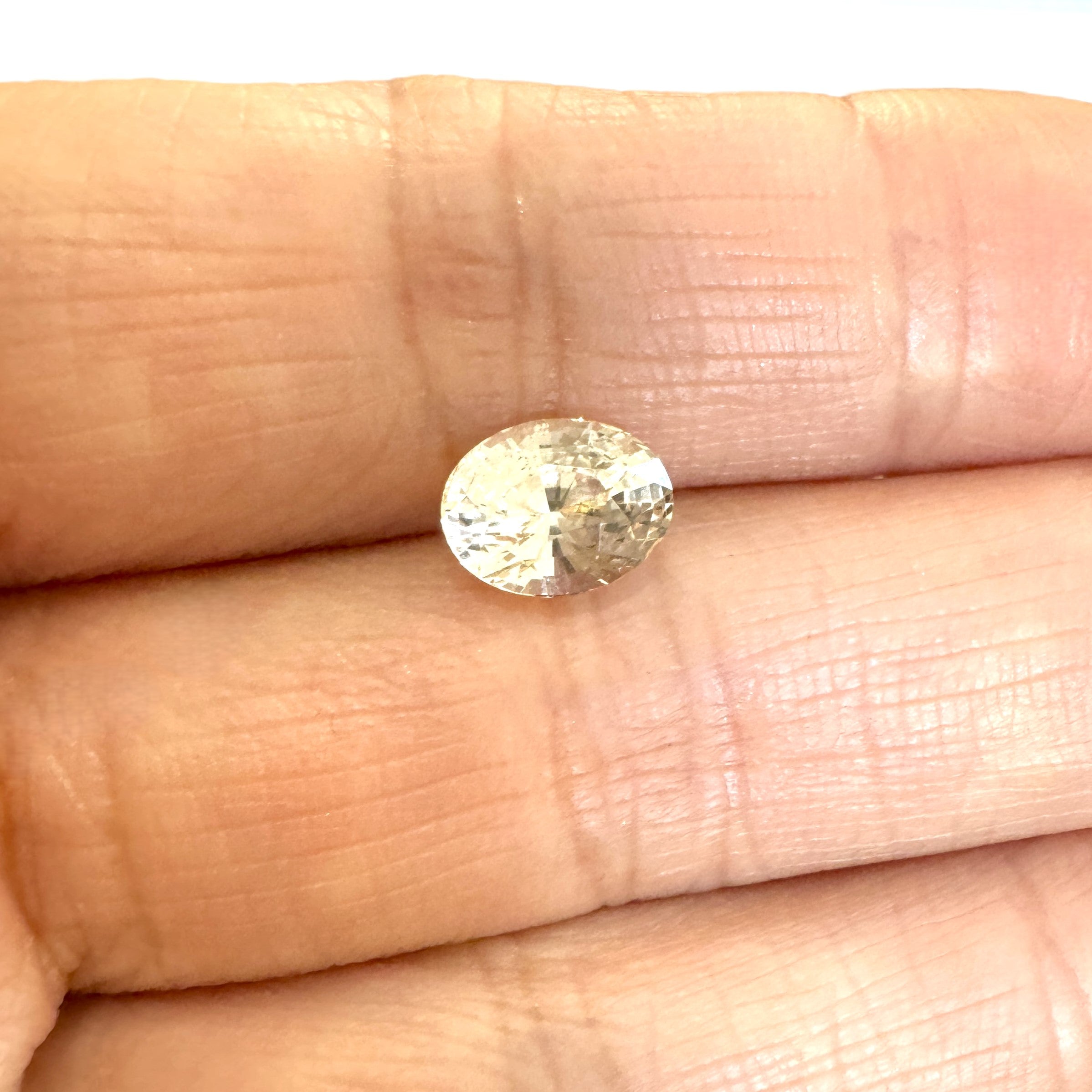 Peach Sapphire 2.19ct Oval