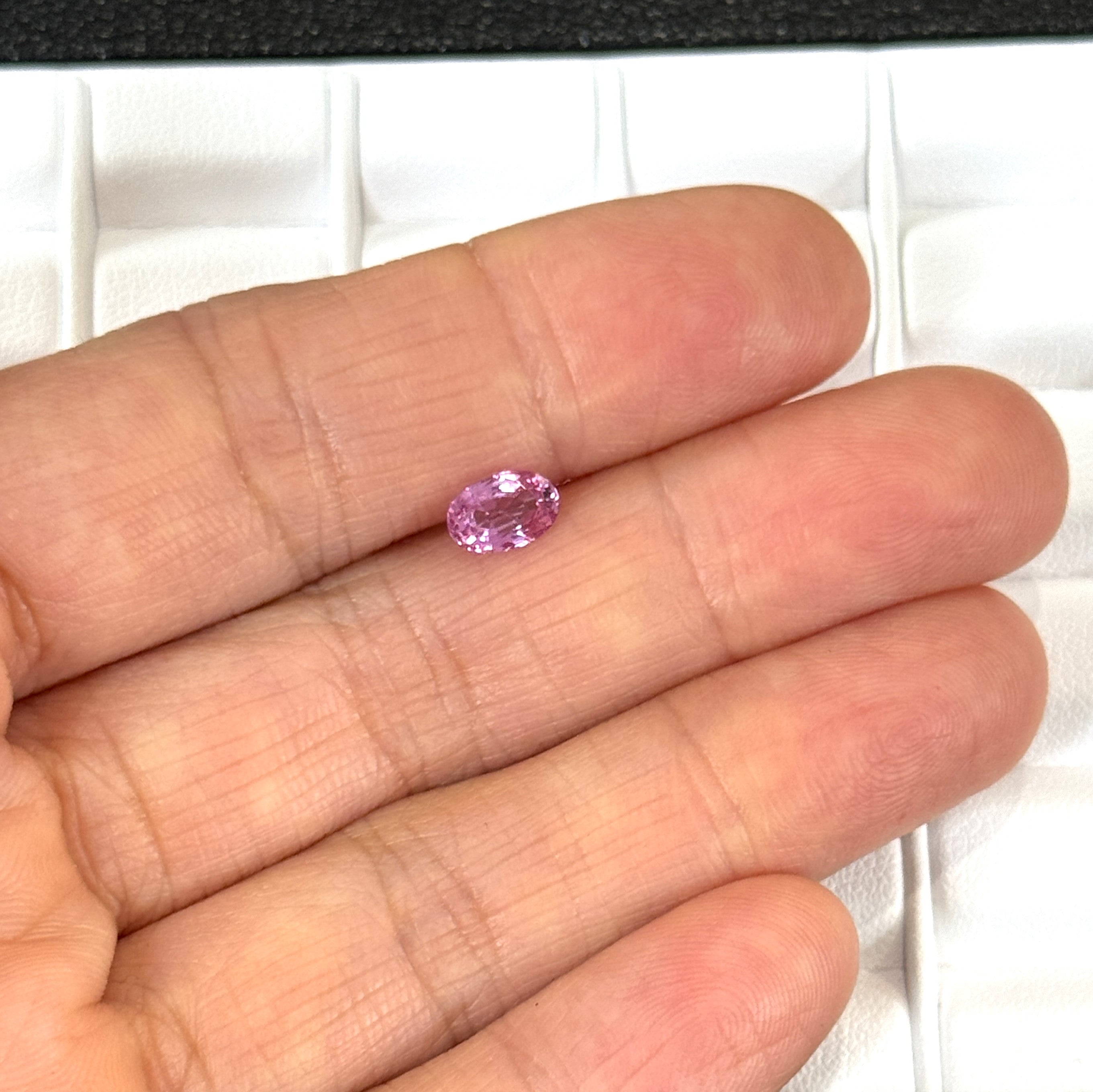 Pink Sapphire 1.08ct Oval