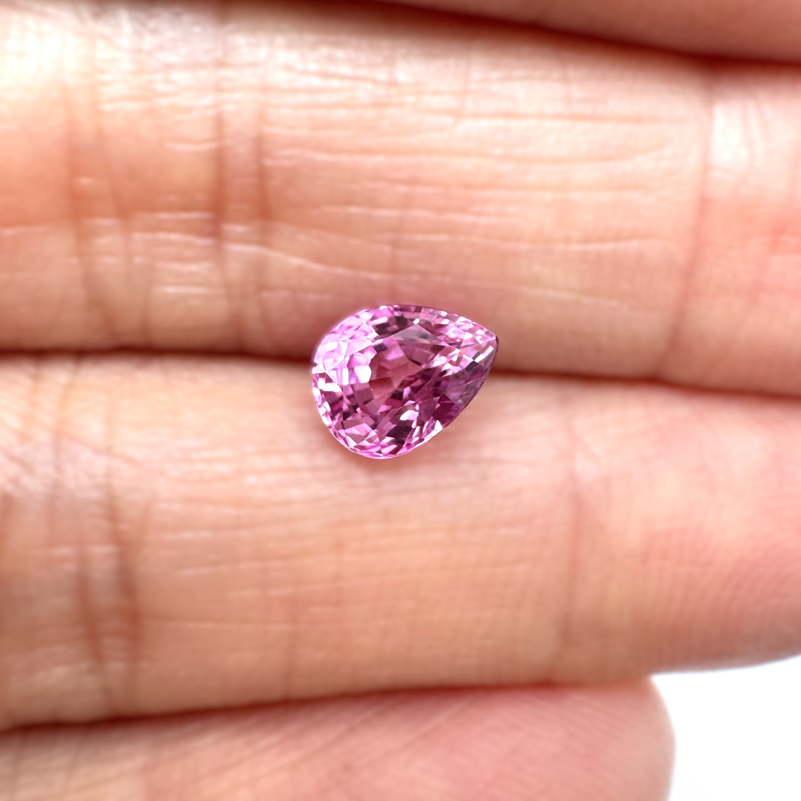Pink Sapphire 1.25ct Pear