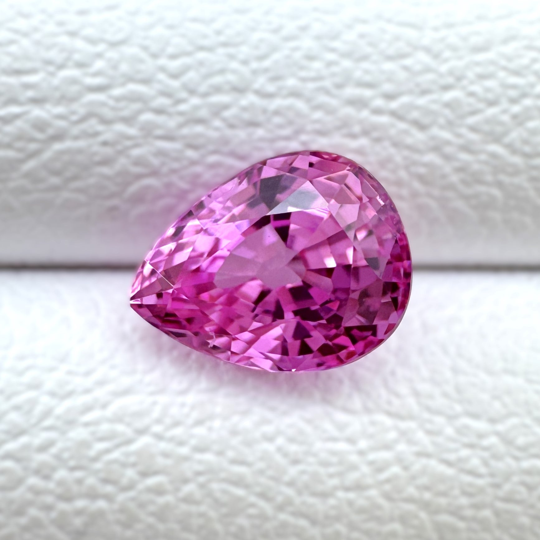 Pink Sapphire 1.25ct Pear