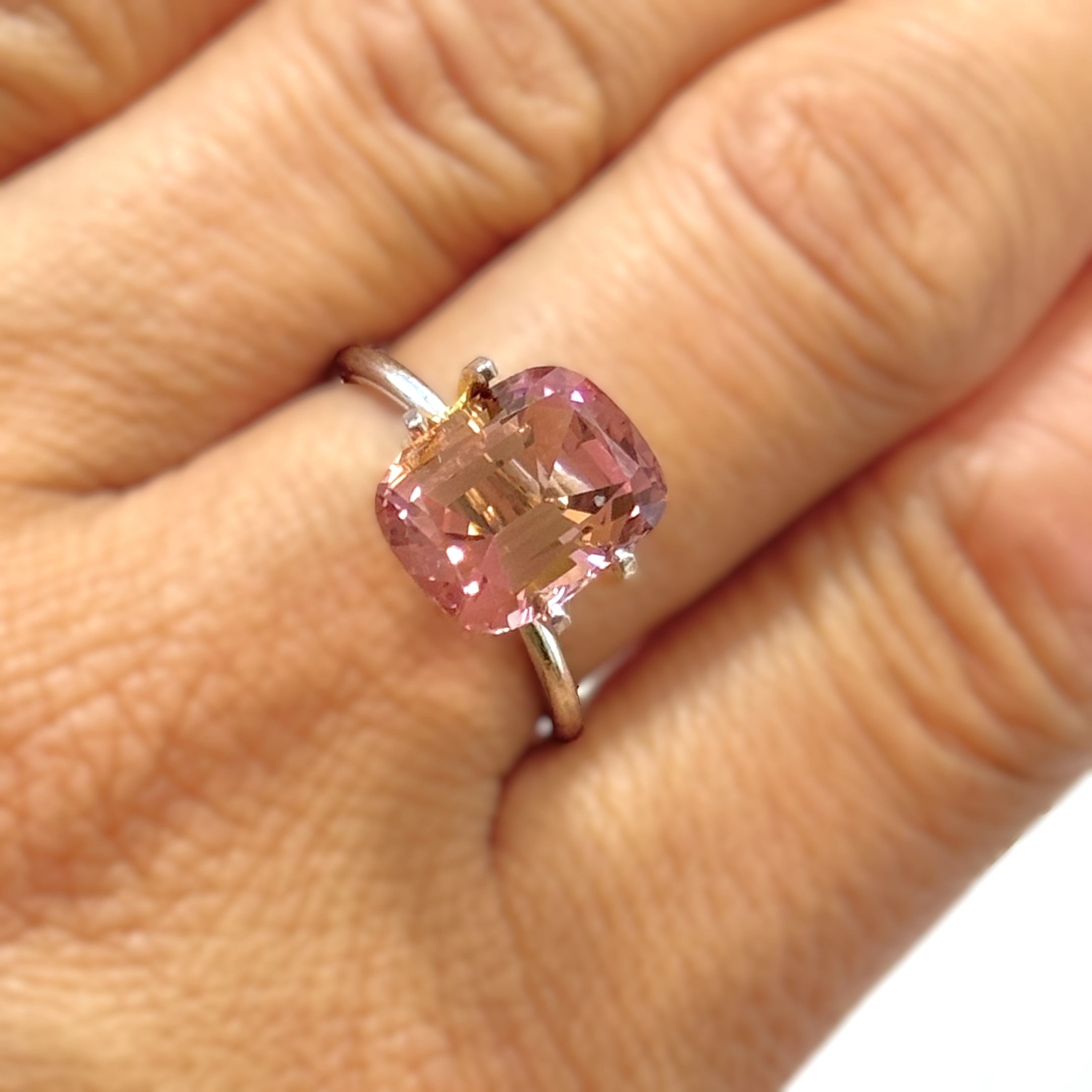 Pink Tourmaline 4.96ct Cushion