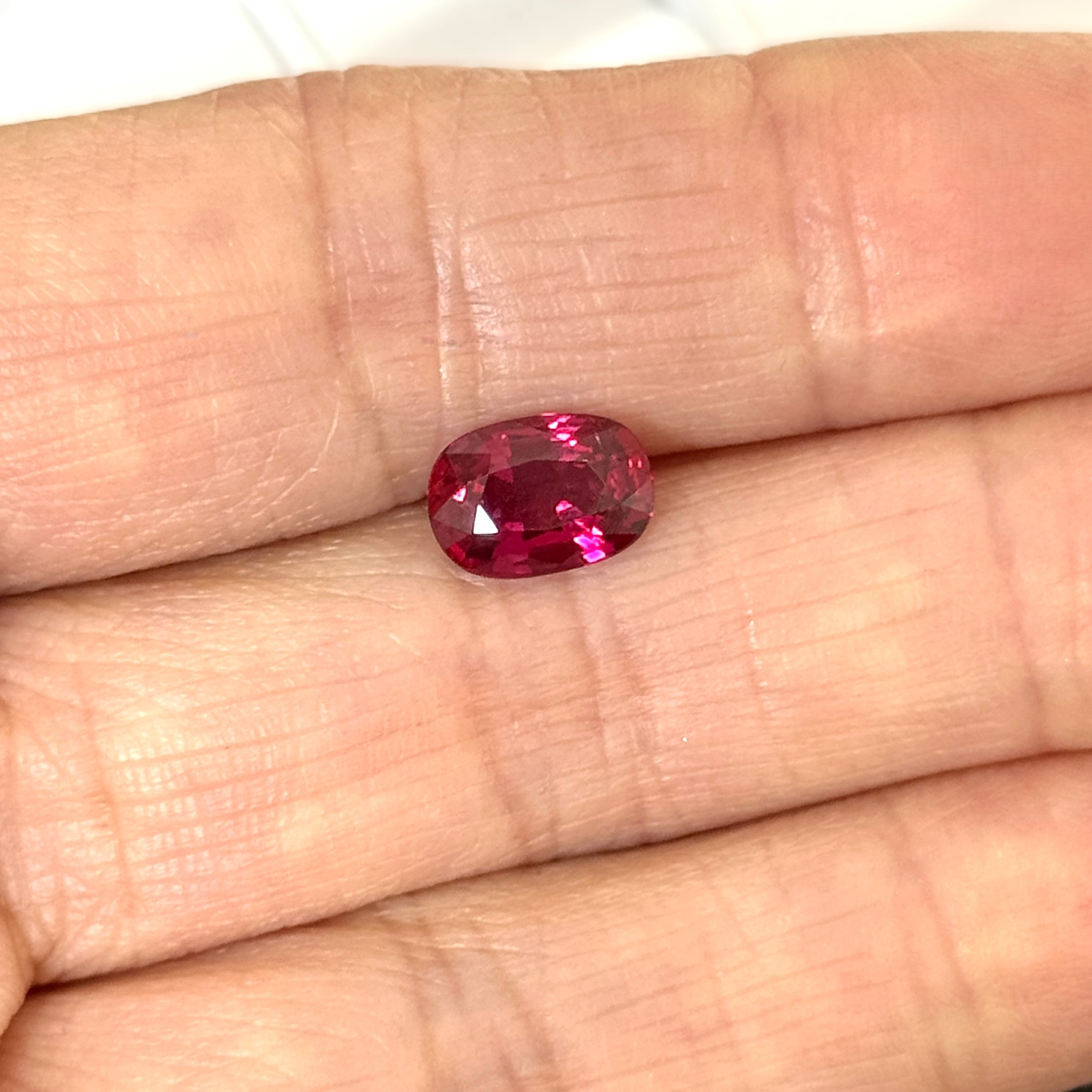 Ruby 2.22ct Cushion