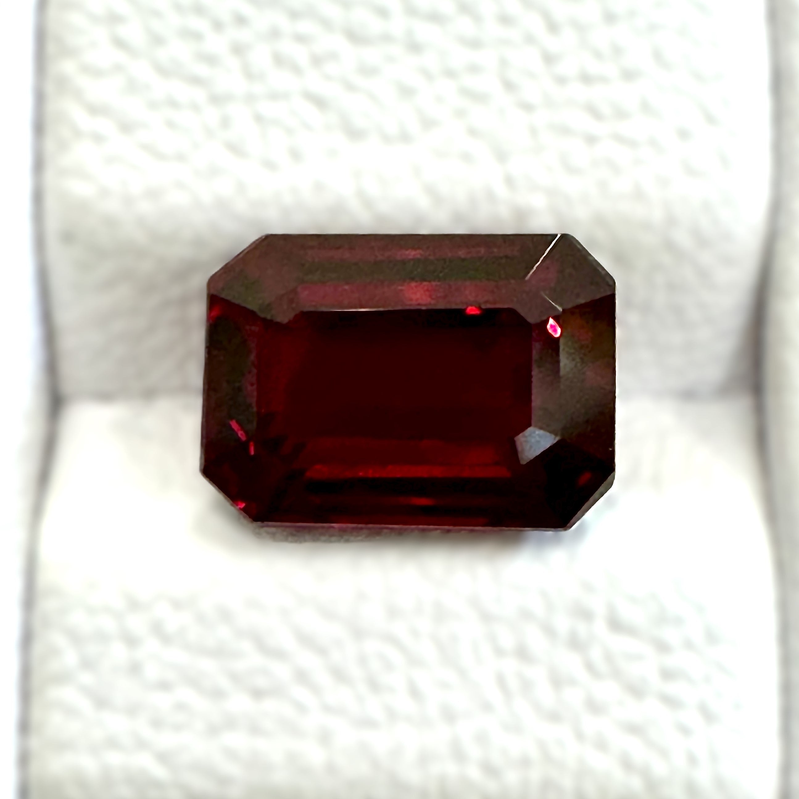 Ruby 3.03ct Octagonal