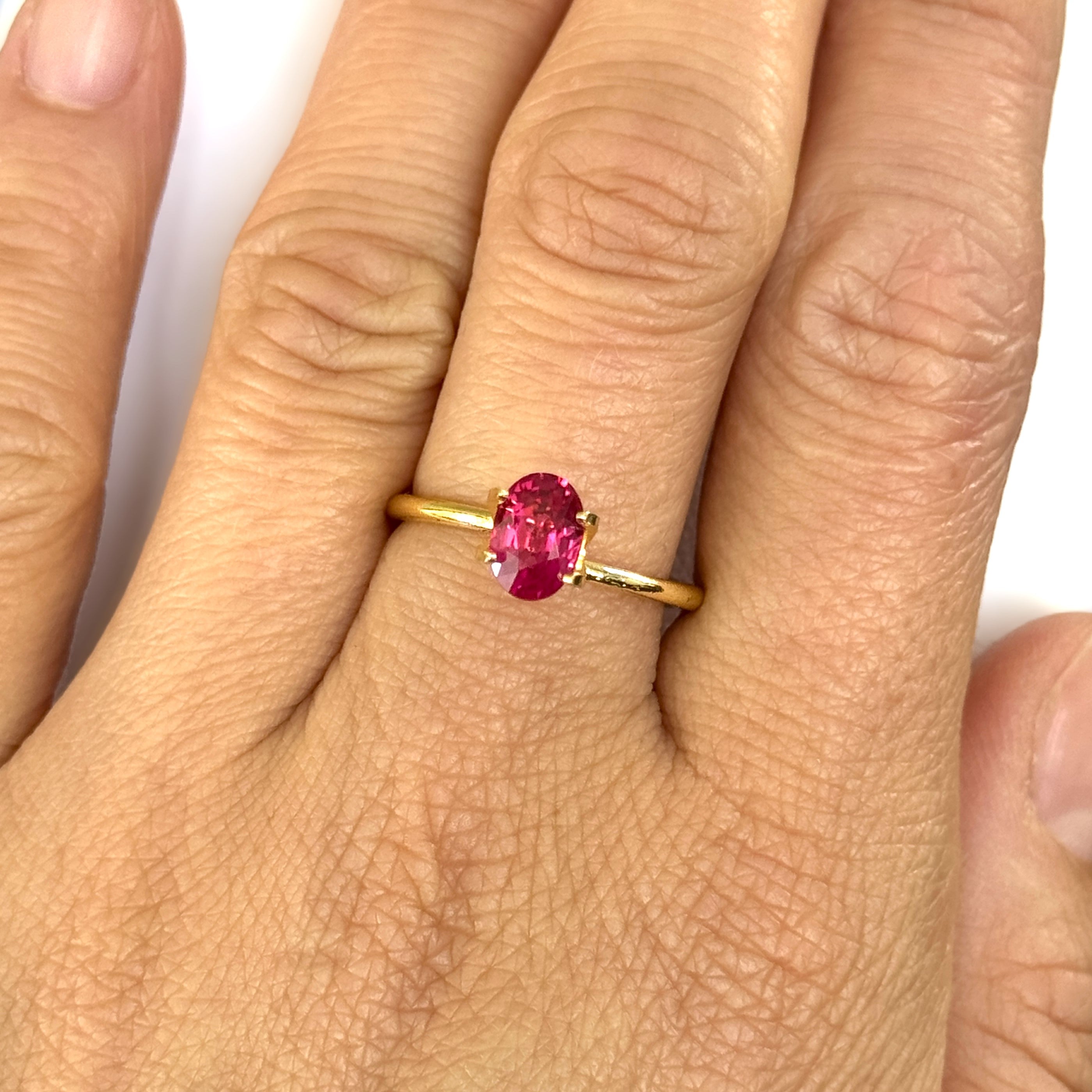 Ruby 1.24ct Oval