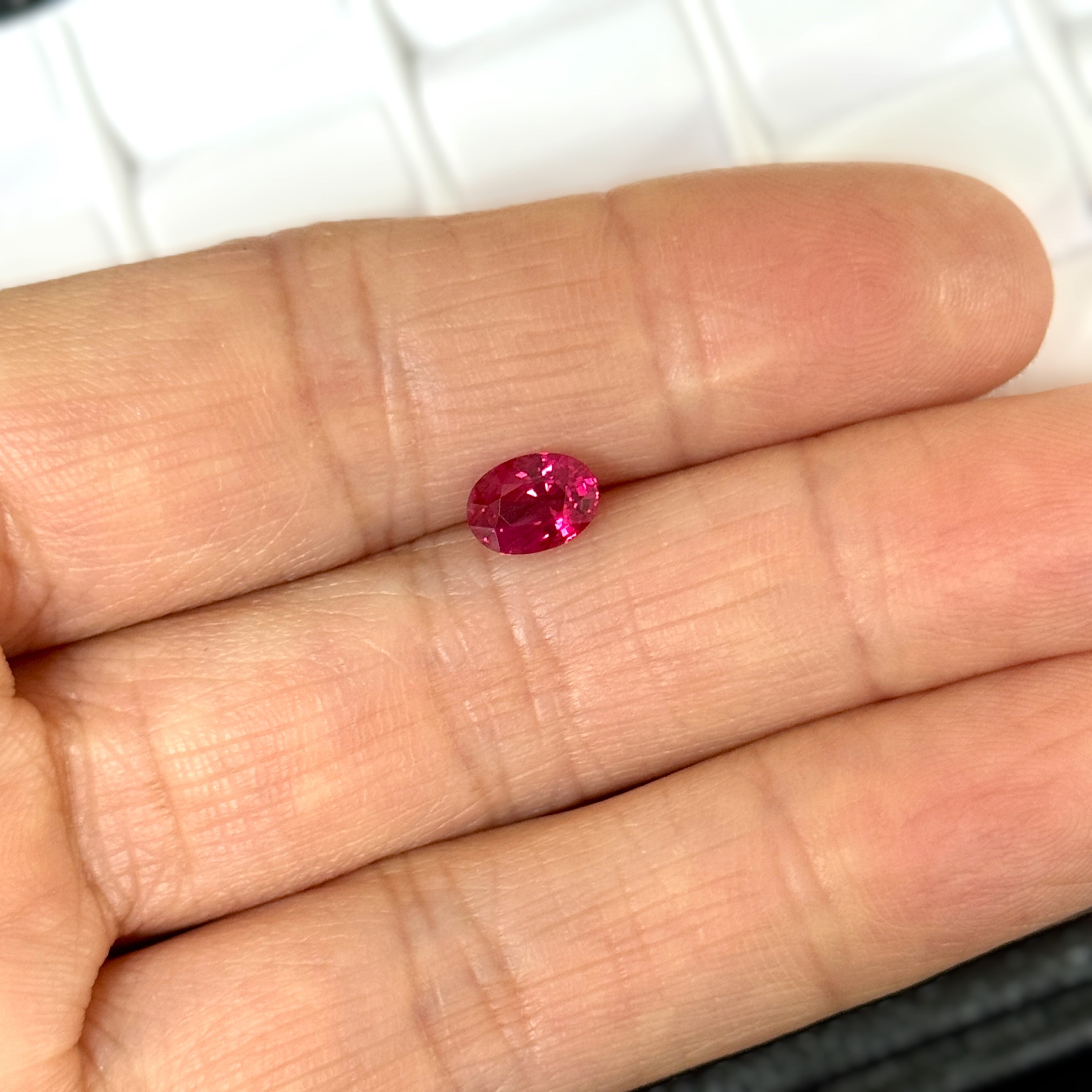 Ruby 1.19ct Oval