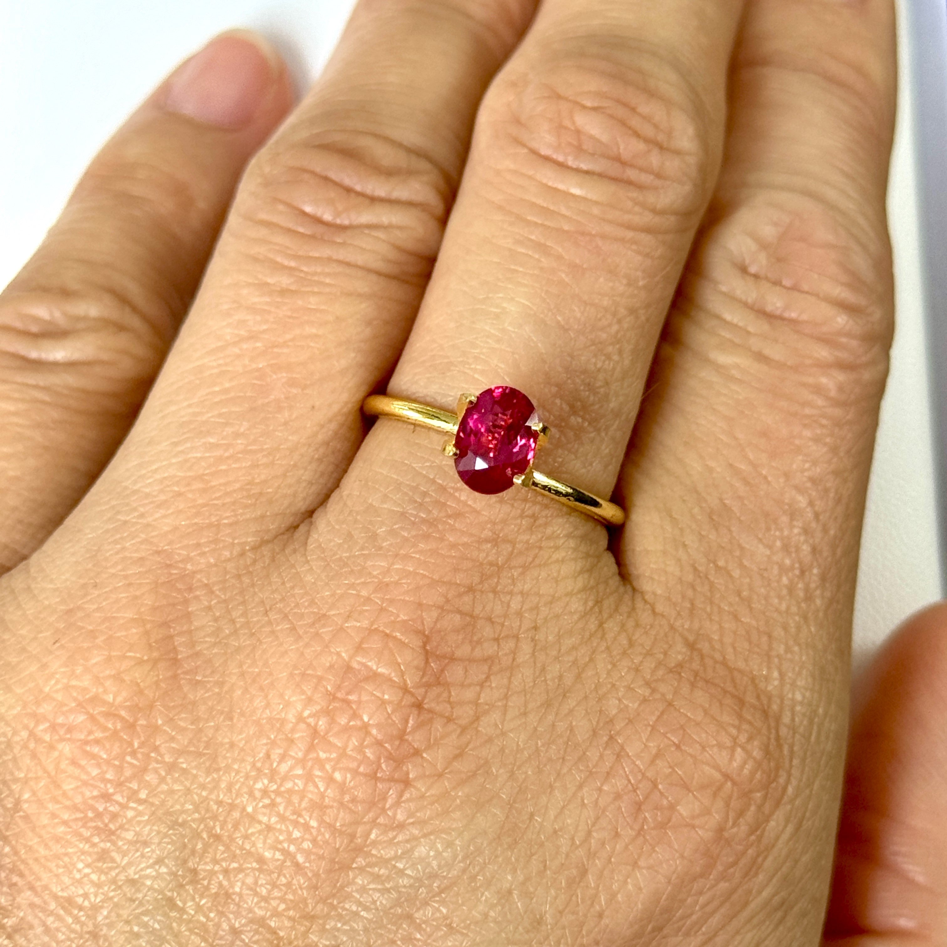 Ruby 1.19ct Oval