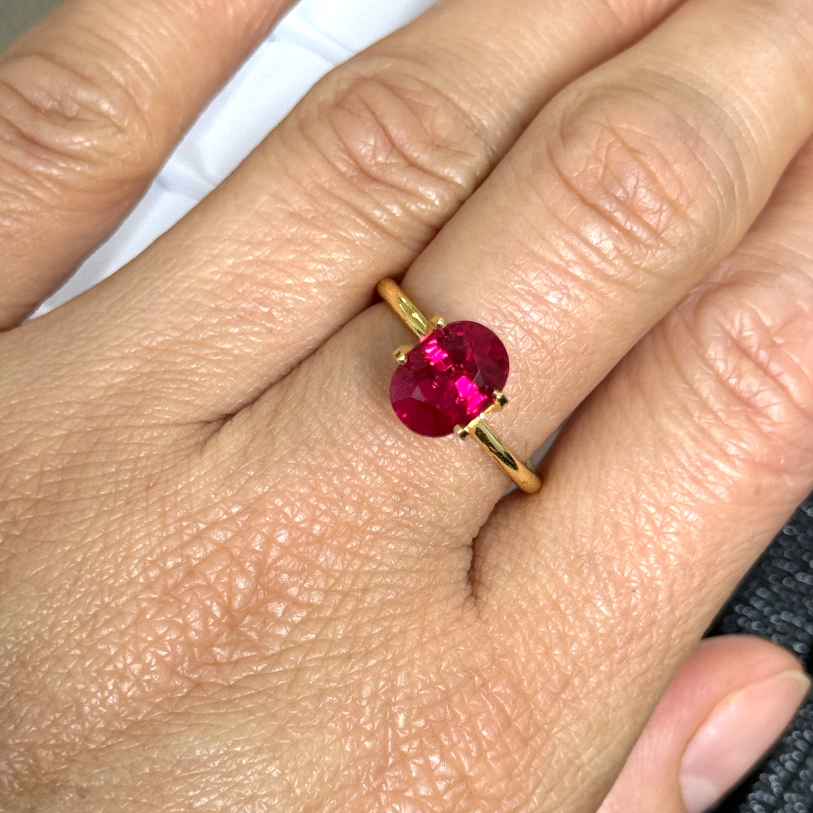 Ruby 2.54ct Oval