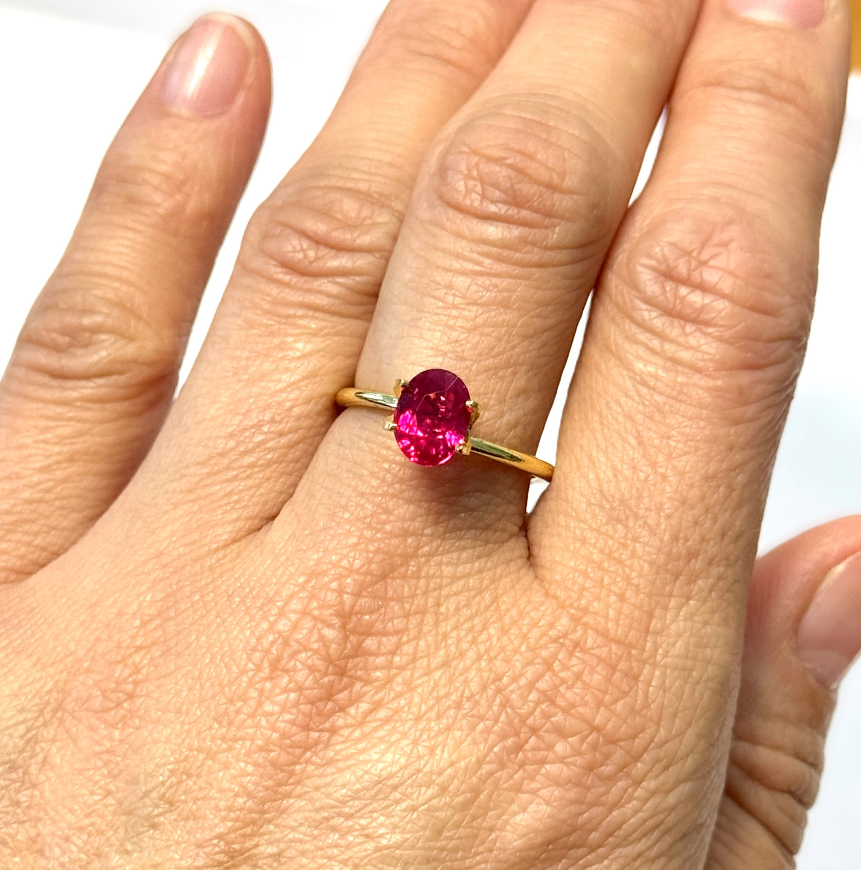 Ruby 1.68ct Oval